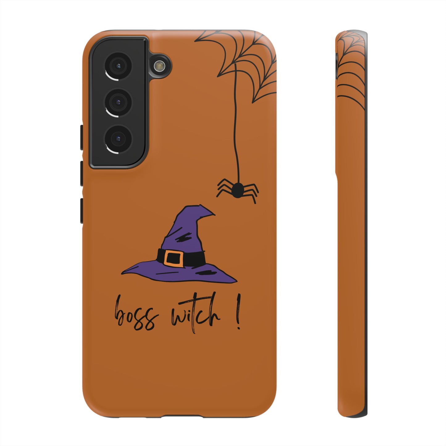 Halloween Phone Case, Boss Witch Phone Cover, Spooky Witch Design, Phone Accessory, Gift for Her, Autumn Decor, Witchy Aesthetic