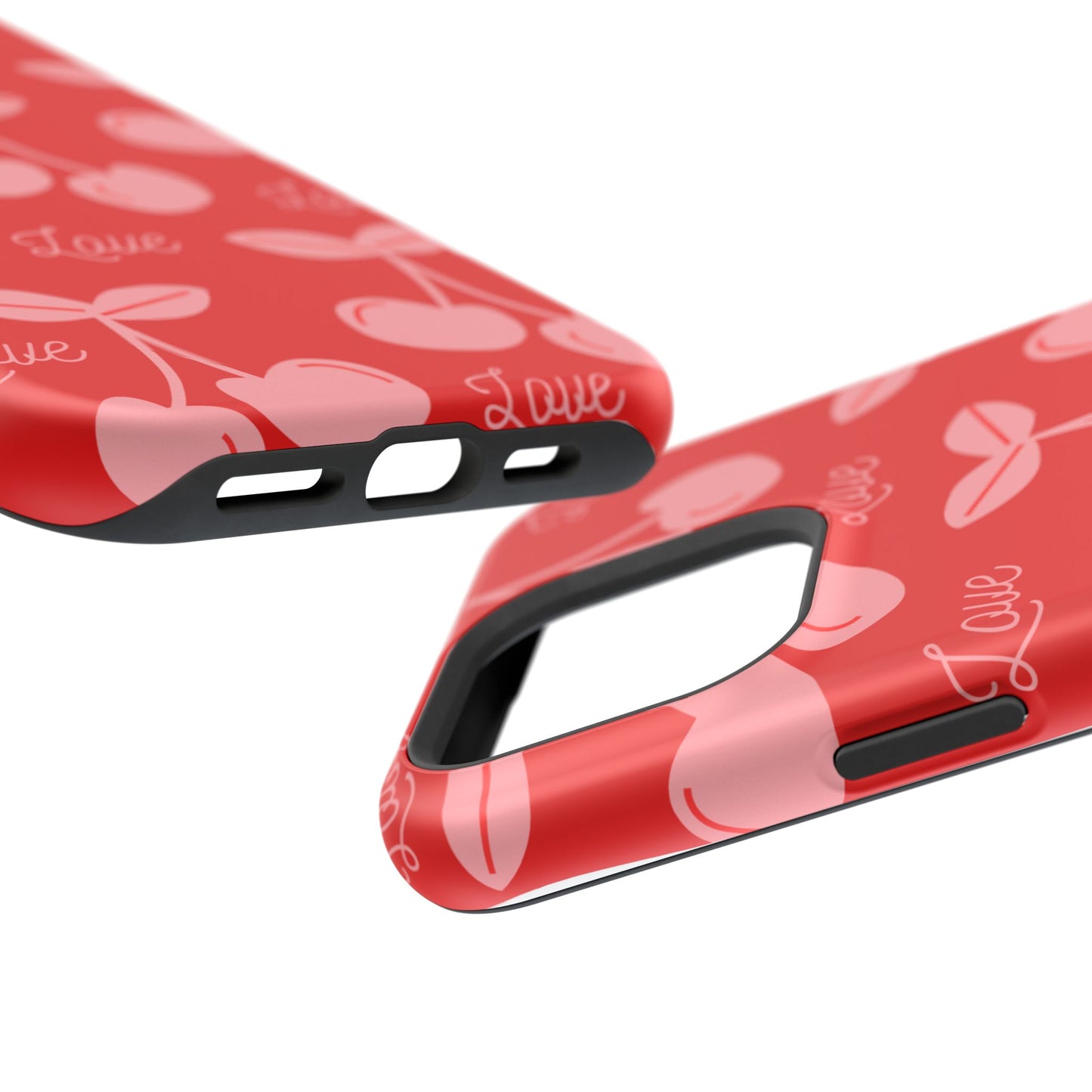 Cherry Love MAGNETIC Tough Cases, Cute Protection, Gift for Her, Valentine's Day