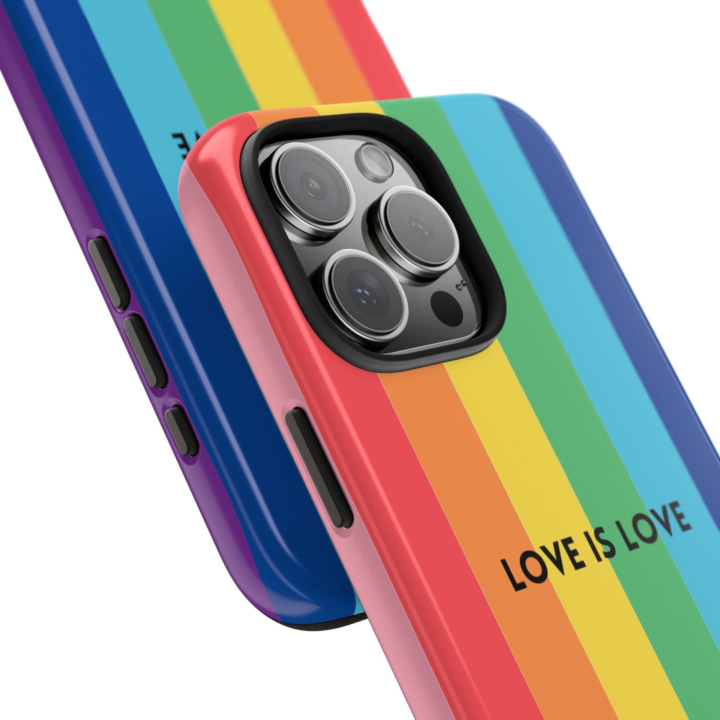 LOVE IS LOVE Colorful Love, Pride Tough Phone Case