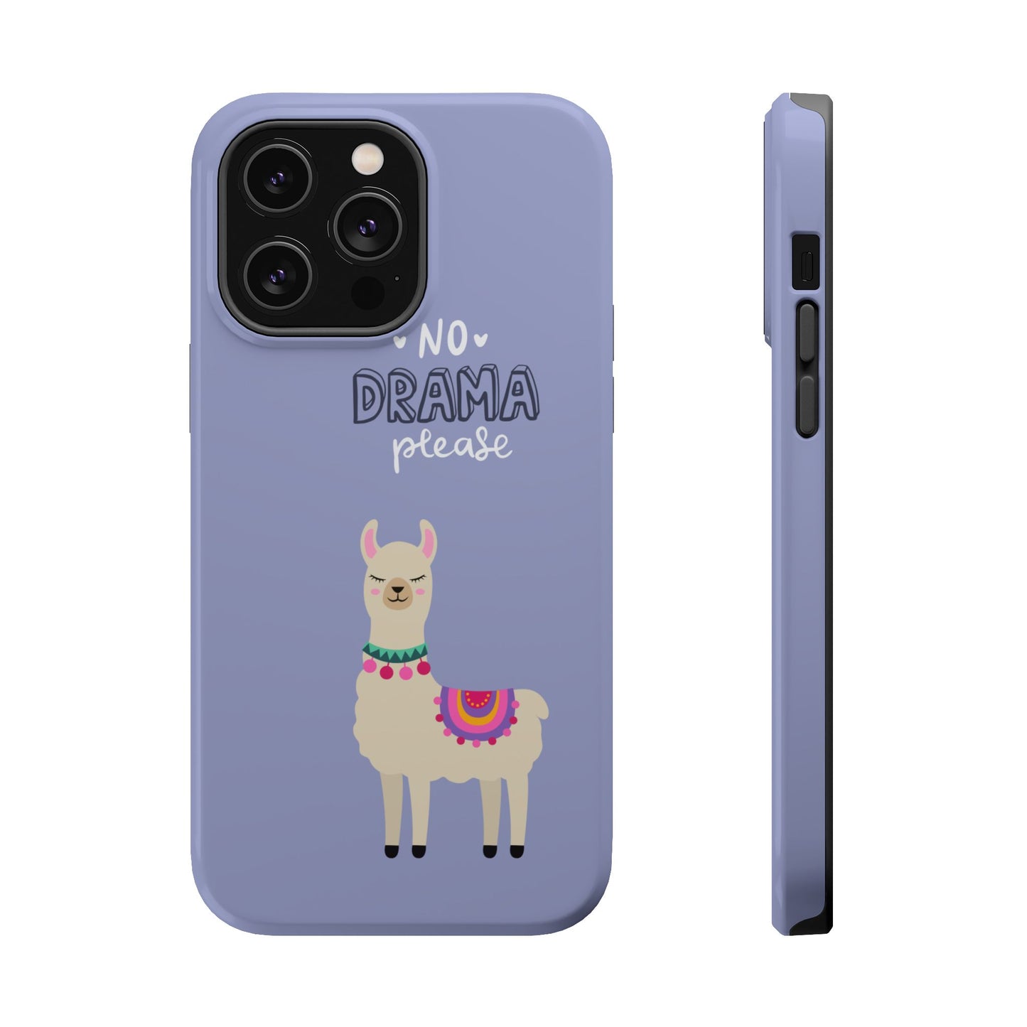 Cute Llama - No Drama MAGNETIC Tough Phone Case