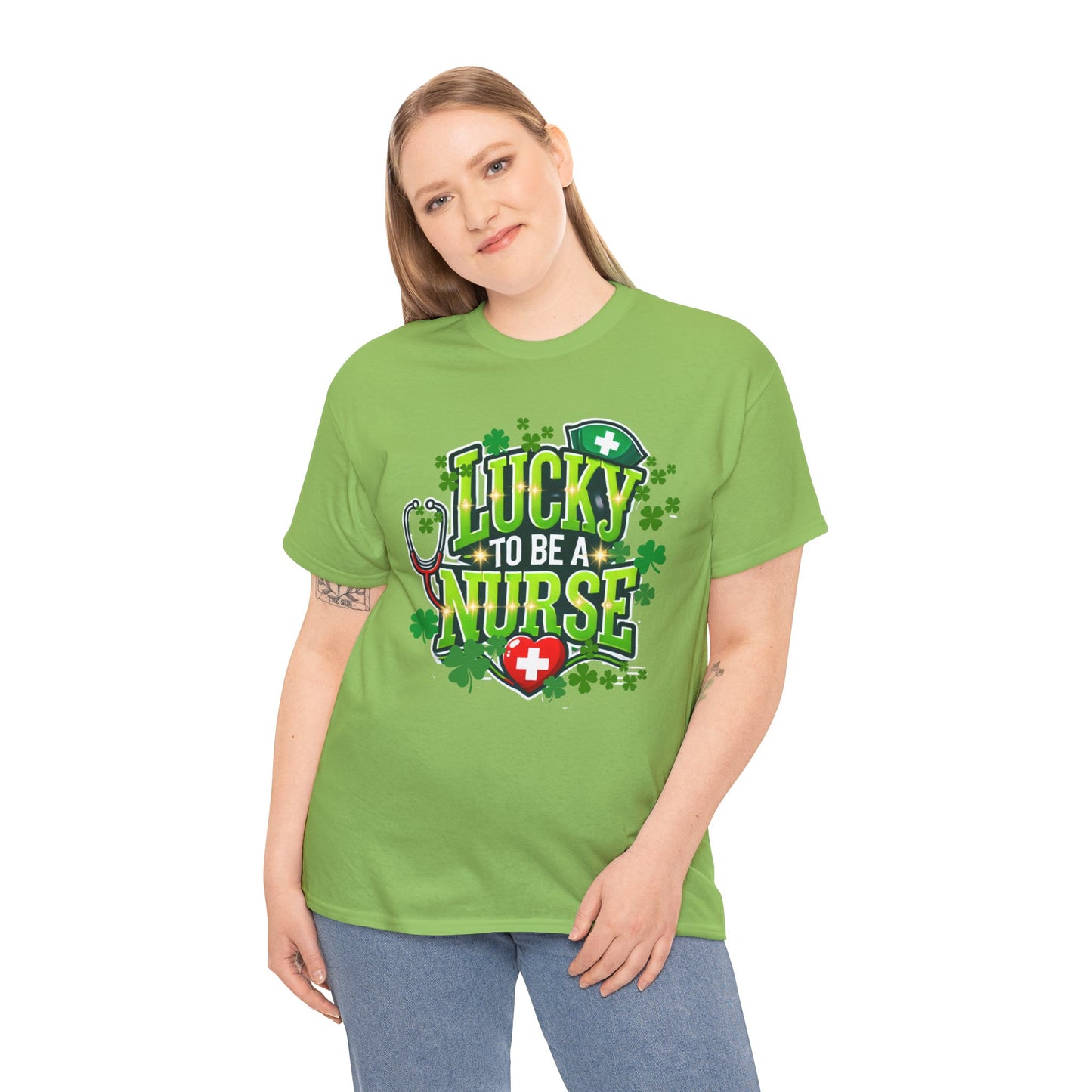 Lucky to be a Nurse Tee, St. Patrick's Day Gifts, Healthcare Appreciation,