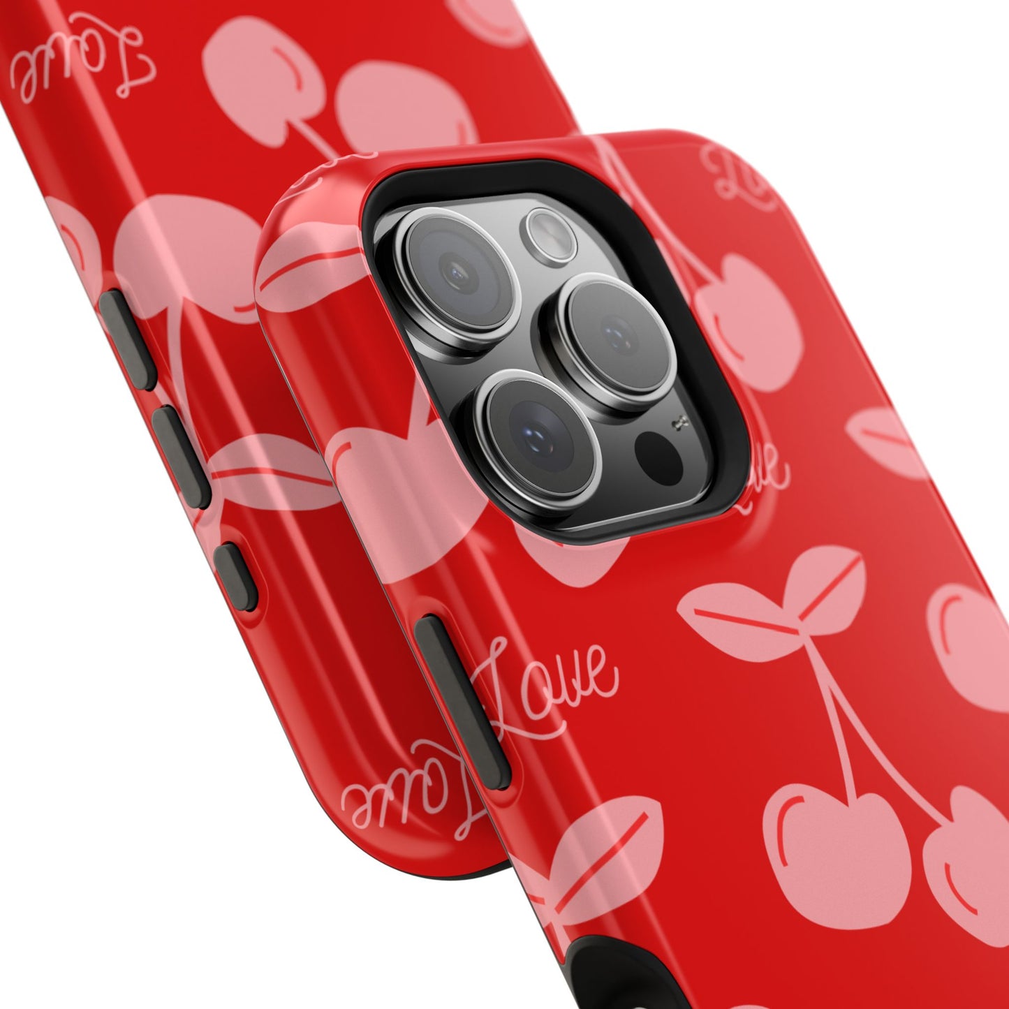 Cherry Love MAGNETIC Tough Cases, Cute Protection, Gift for Her, Valentine's Day