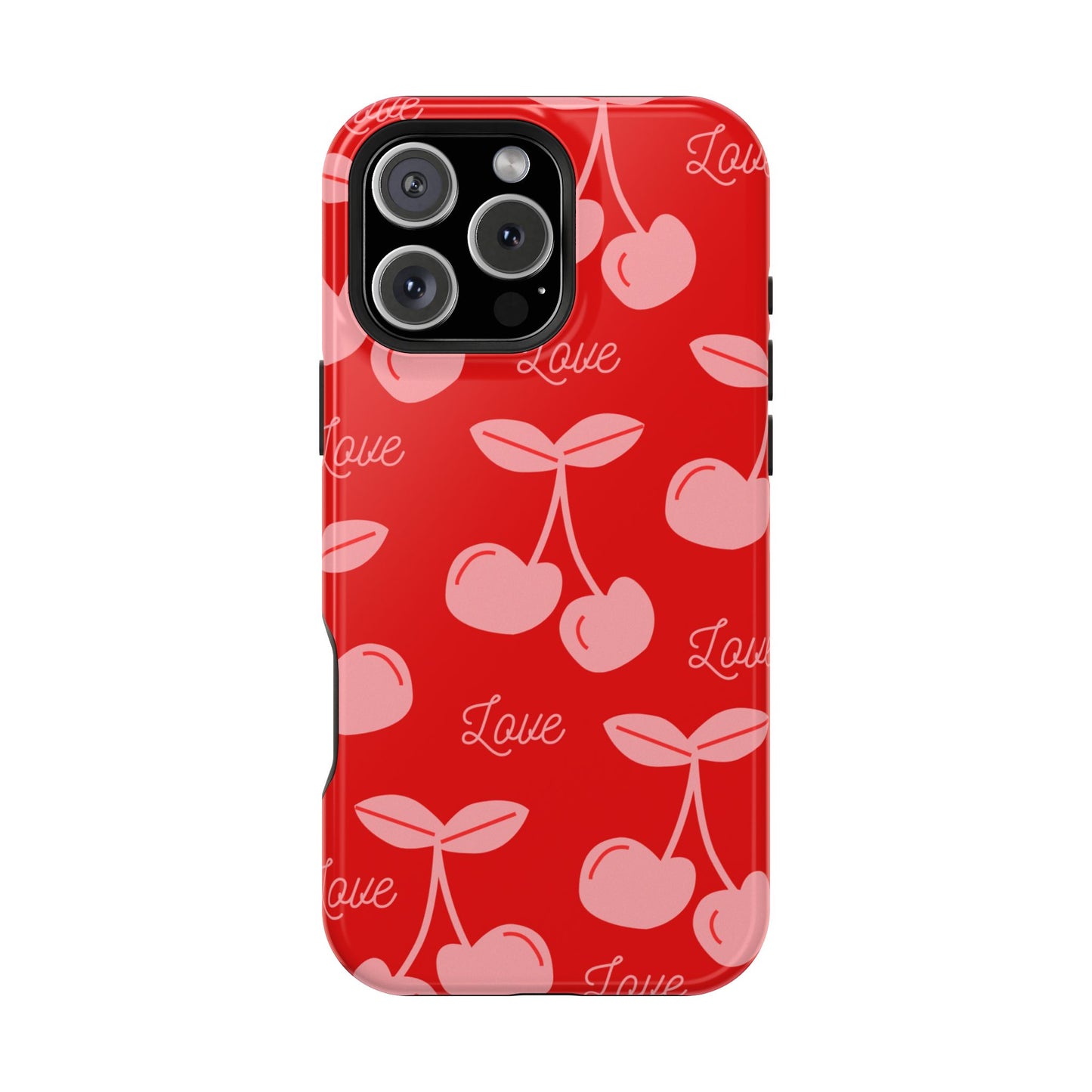 Cherry Love MAGNETIC Tough Cases, Cute Protection, Gift for Her, Valentine's Day