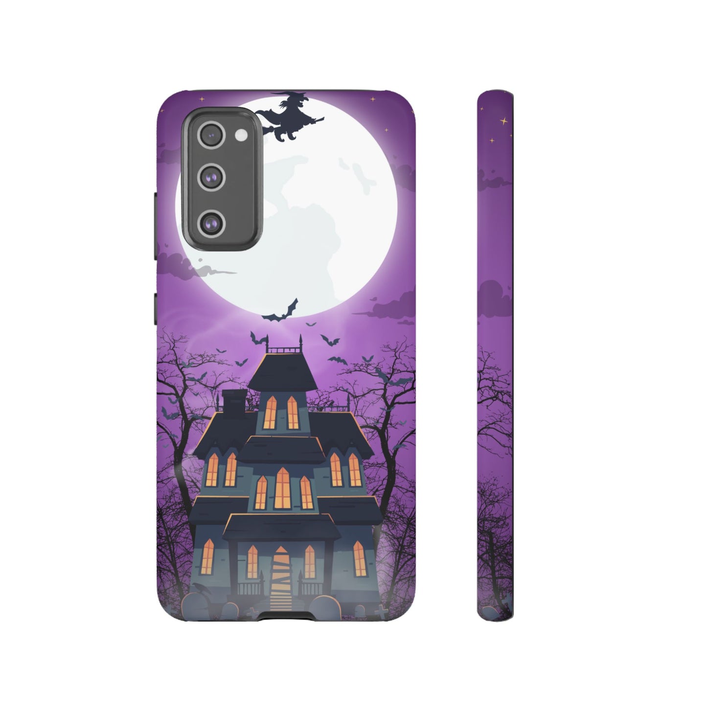 Halloween Haunted, Spooky House, Witchy Vibe Phone Case for Samsung