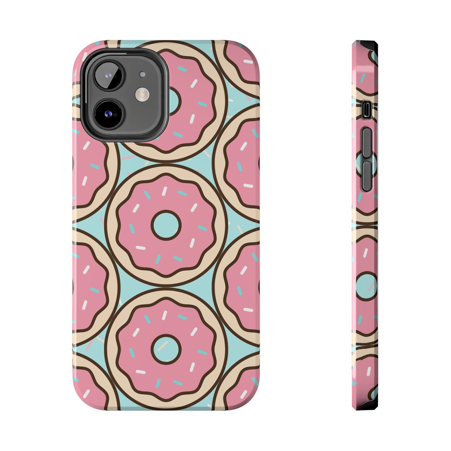 Cute Donut Pattern Tough Phone Case