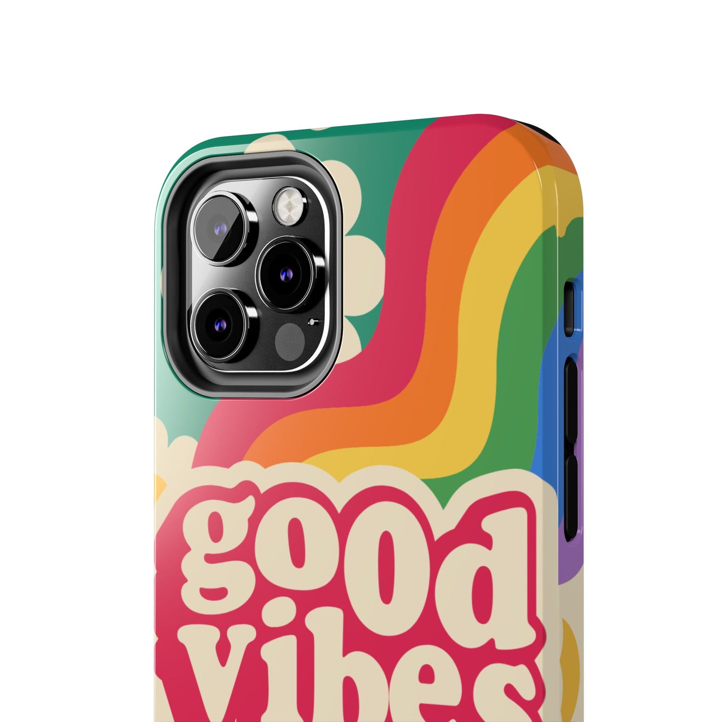 Good Vibes Tough Phone Cases, Colorful, Cheerful Phone Protection, Gifts for Friends