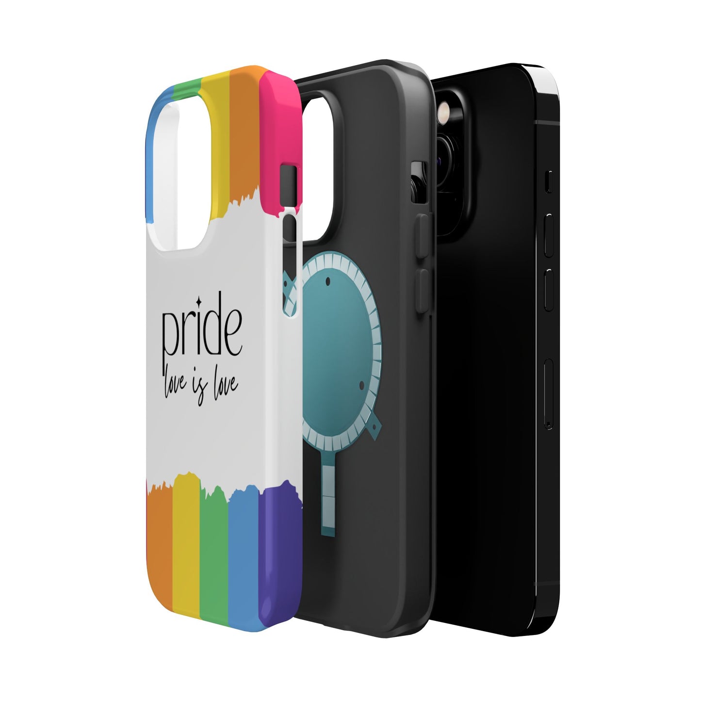 Pride - Love is Love, LGBTQ+, Rainbow Tough Phone Case