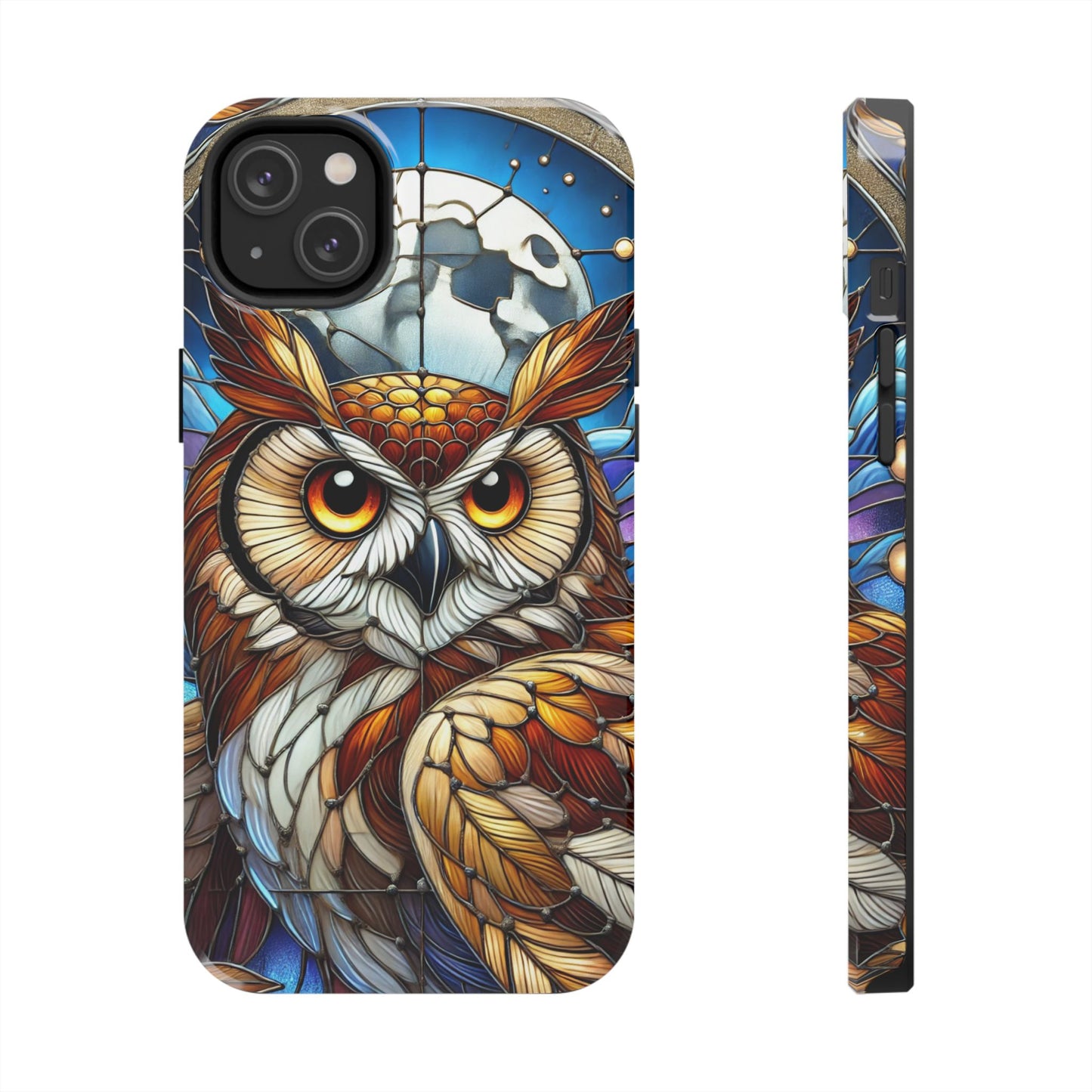 IPhone Case - Owl Stained Glass Design - Durable Protection