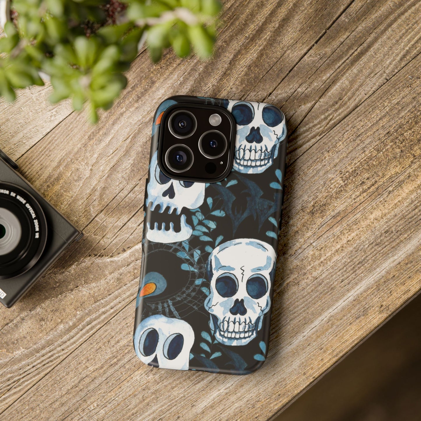 Halloween, Skull, Gothic Phone Case for Iphone - FREE Shipping
