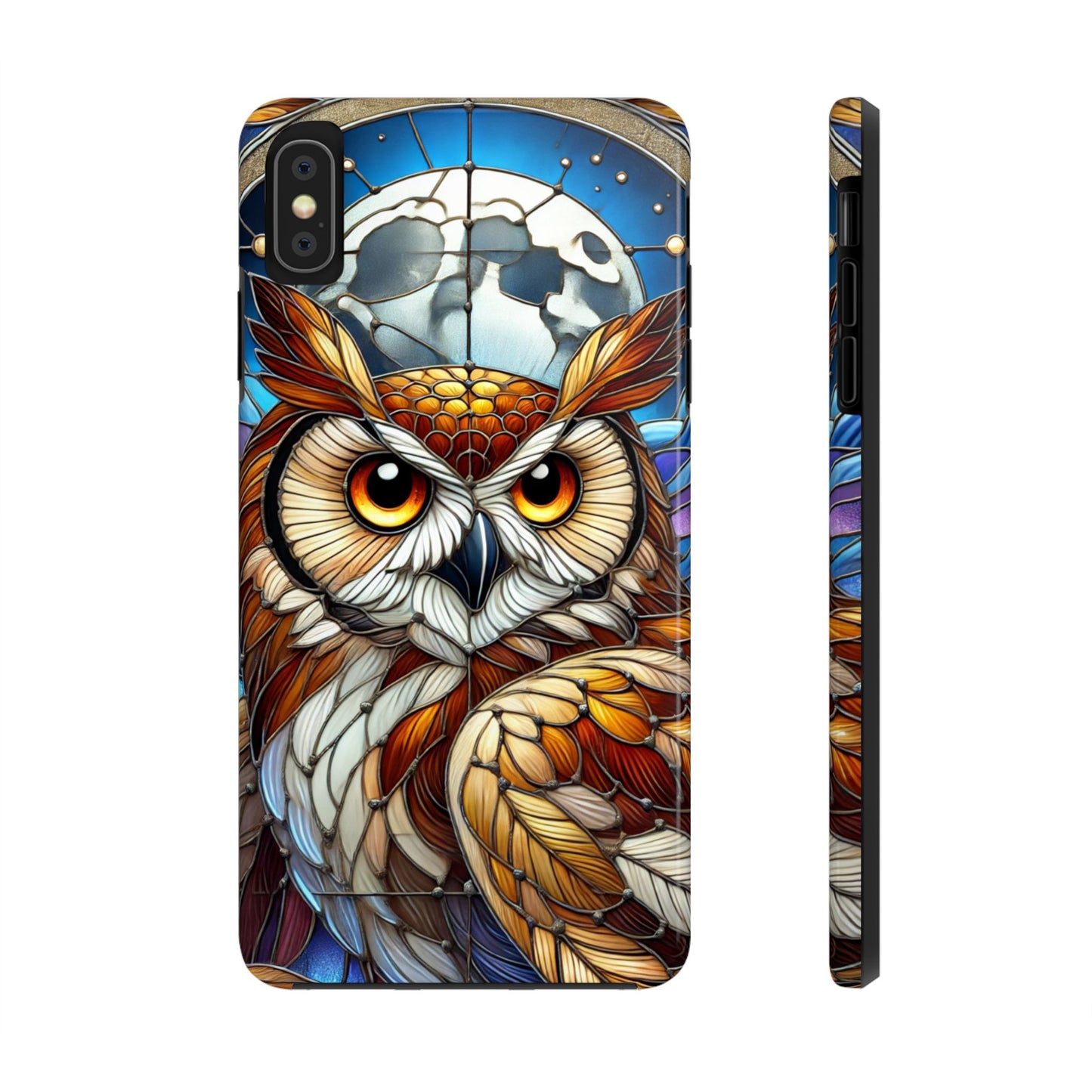 IPhone Case - Owl Stained Glass Design - Durable Protection