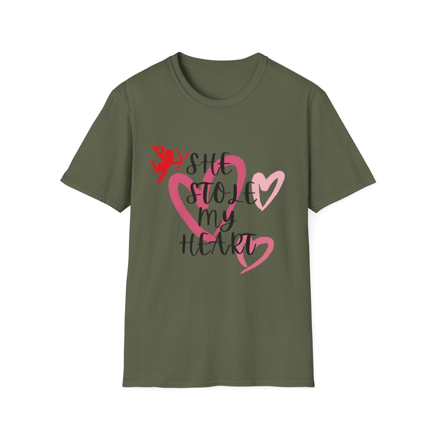 SHe Stole My Heart Unisex T-Shirt - Cute Valentine’s Day Couple Shift