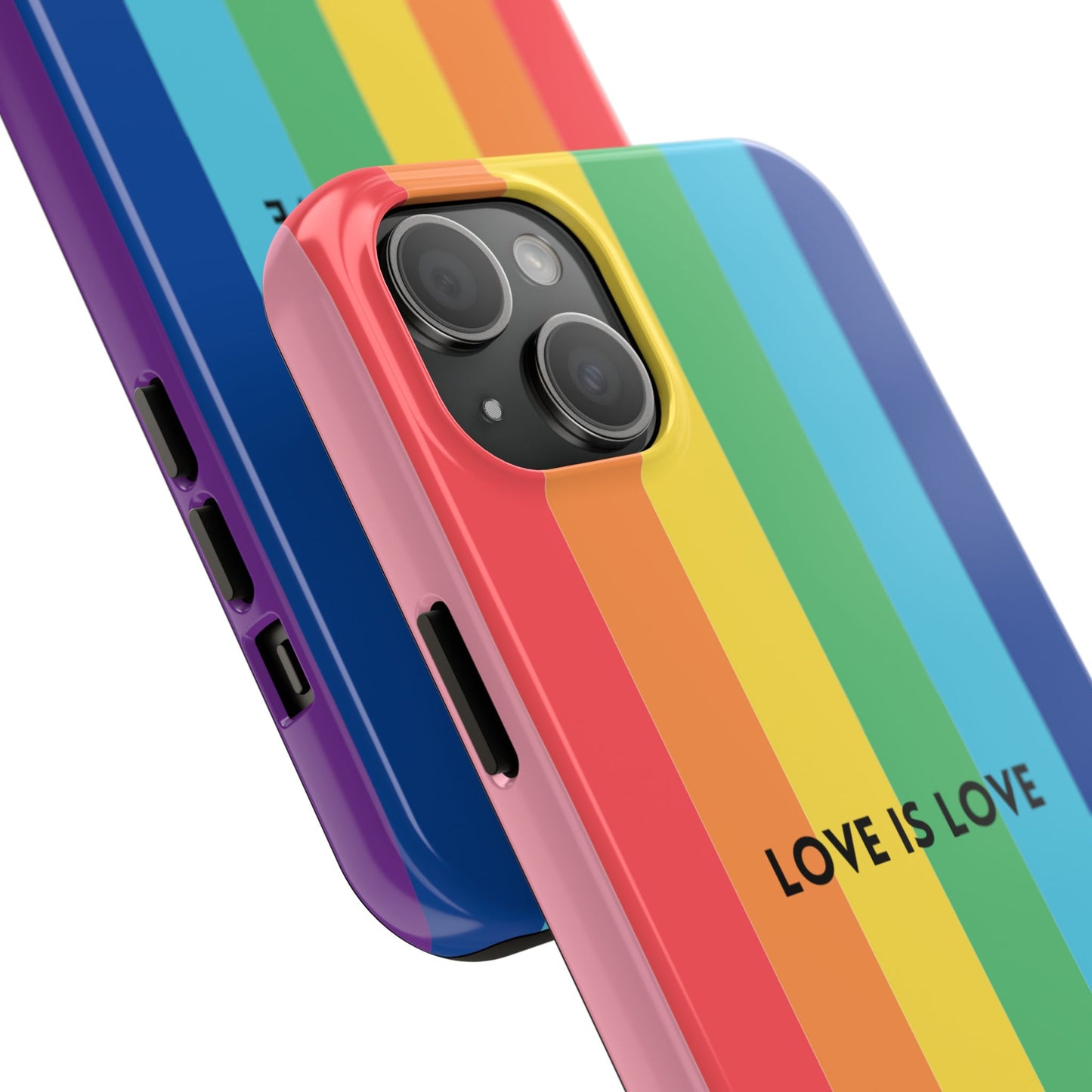 LOVE IS LOVE Colorful Love, Pride Tough Phone Case