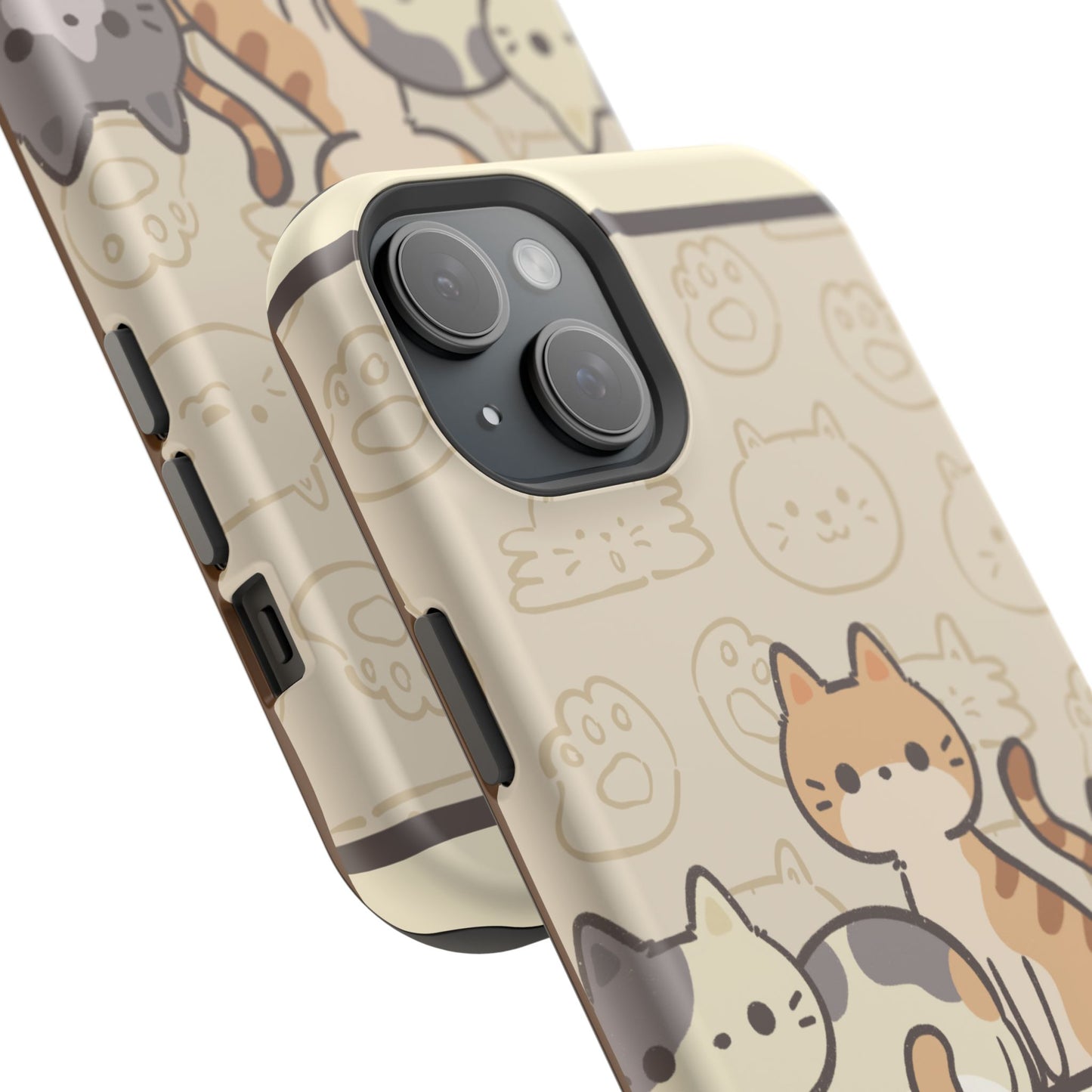 Cute Cat Tough MAGNETIC Phone Case - Don’t Touch My Phone!