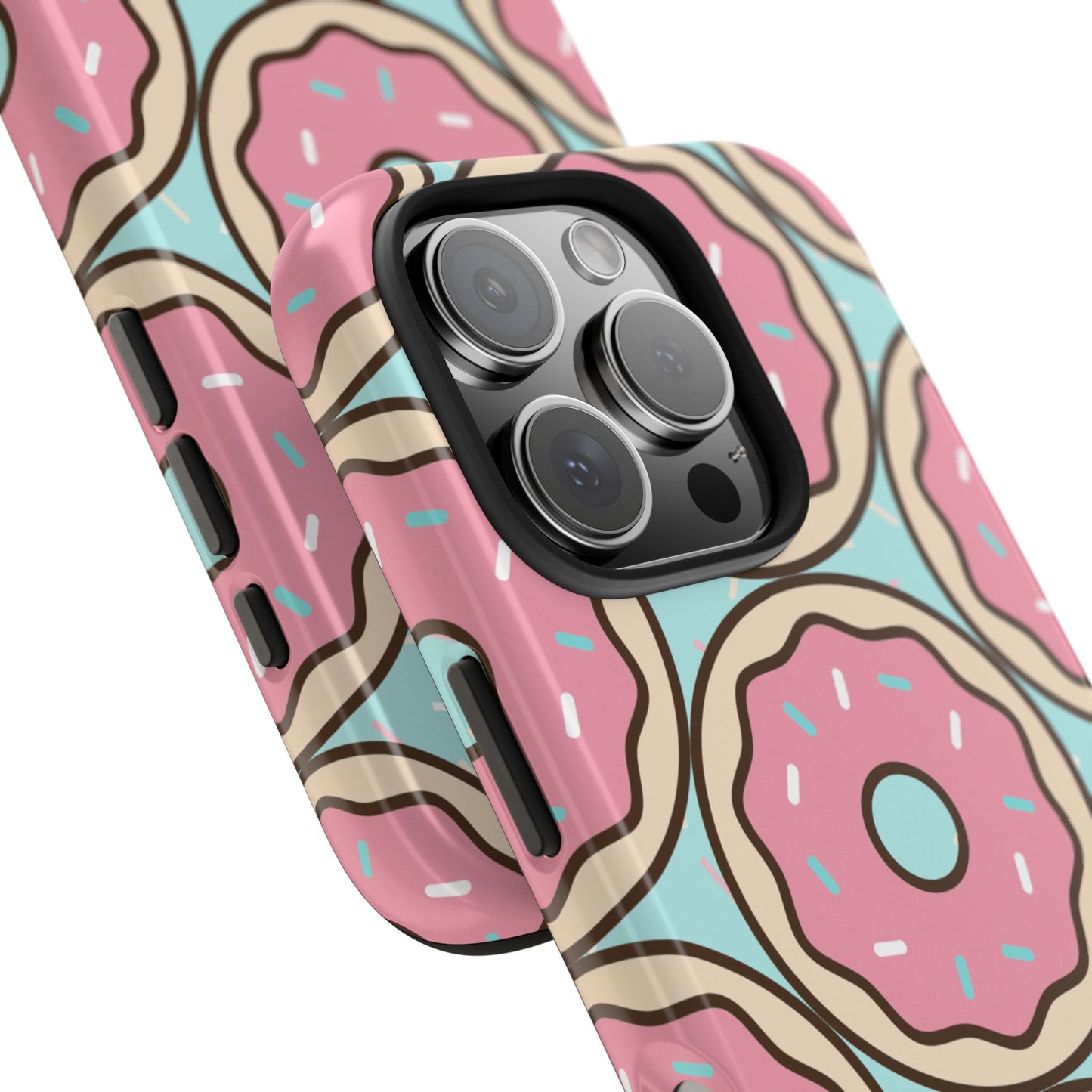 Cute Donut Pattern Tough Phone Case