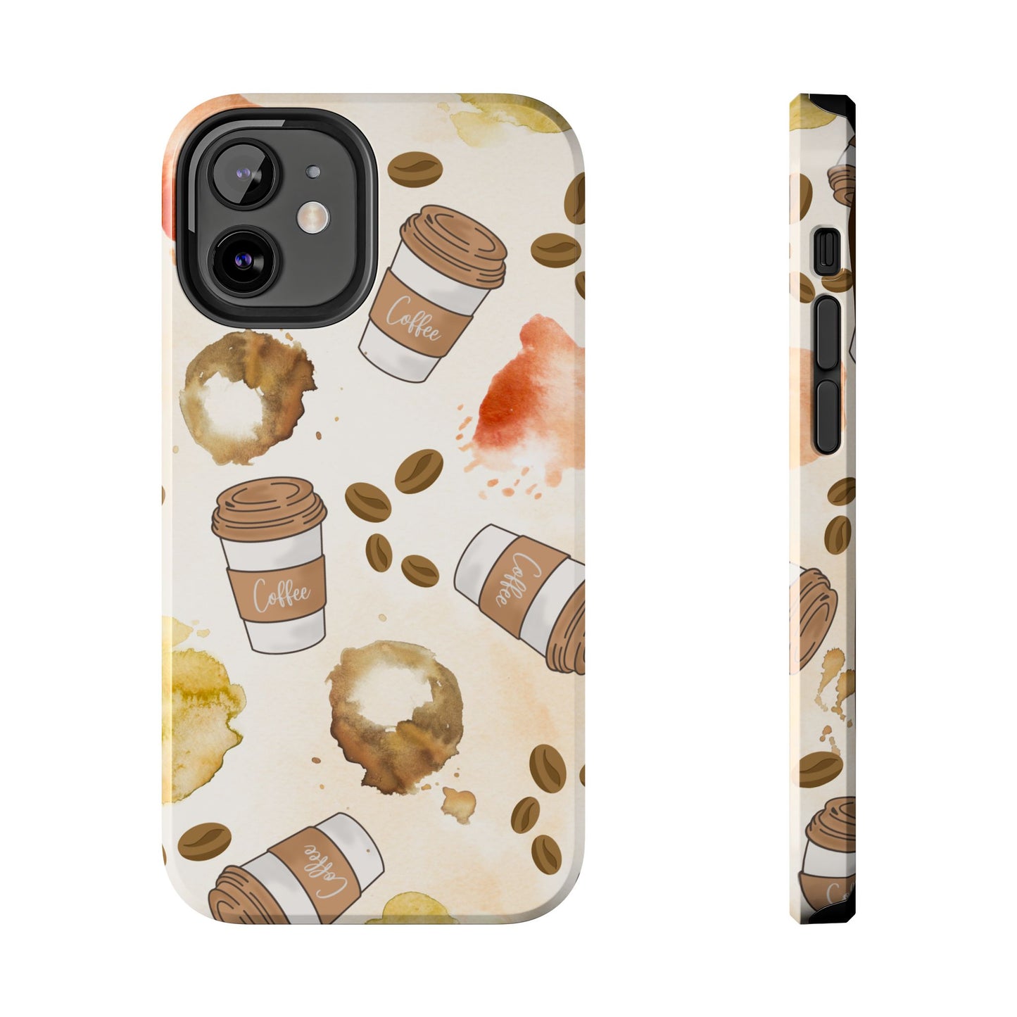 Cute, Trendy, Coffee Lover, Barista Tough Phone Cases for Iphone
