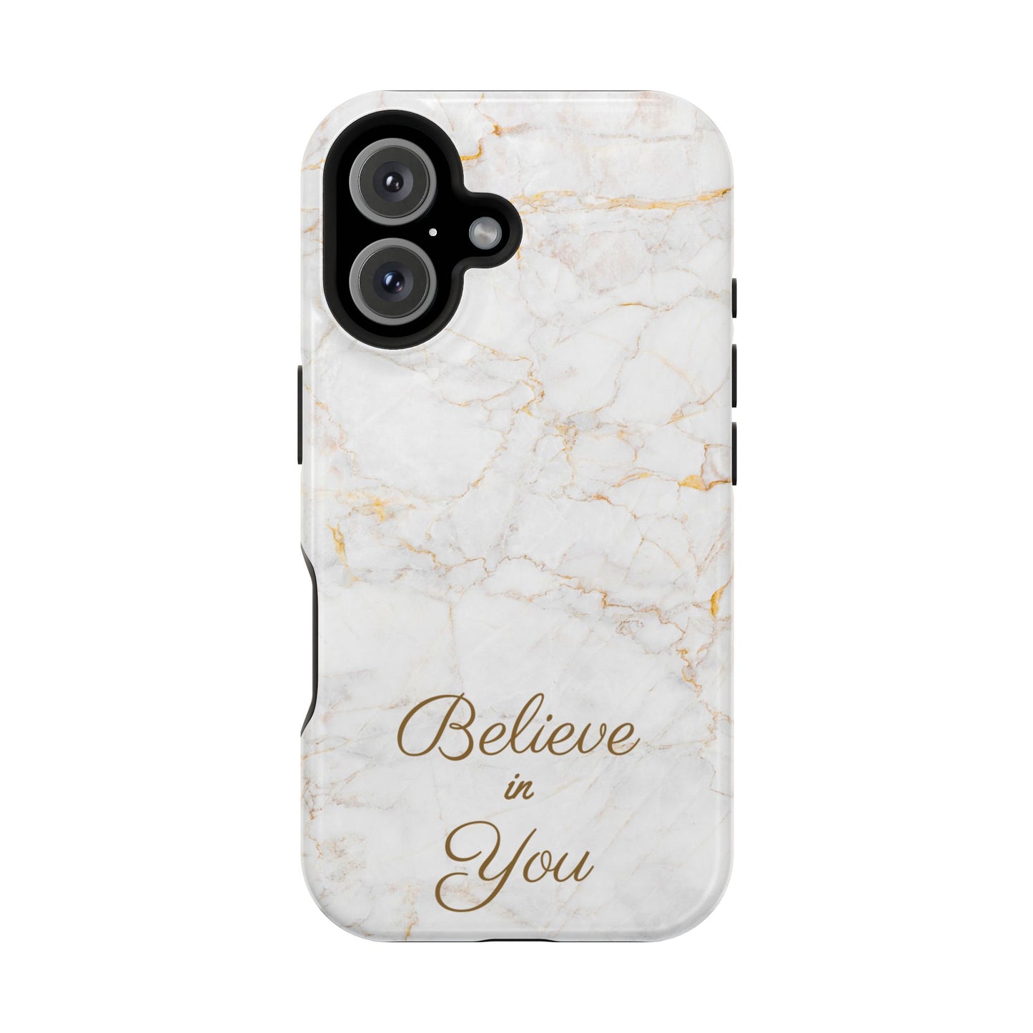 Elegant Motivational, Inspirational - Believe in You, Tough MAGNETIC Phone Case