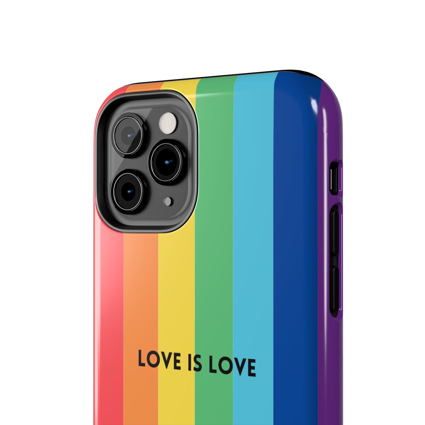LOVE IS LOVE Colorful Love, Pride Tough Phone Case