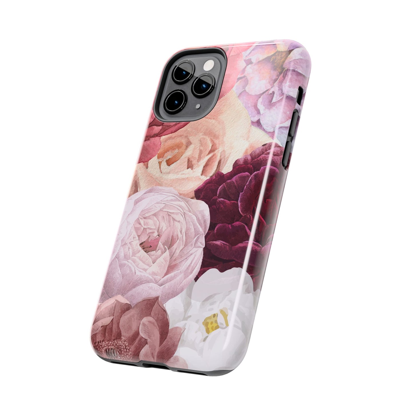 Elegant Protection for Every Occasion Floral Tough Phone Case