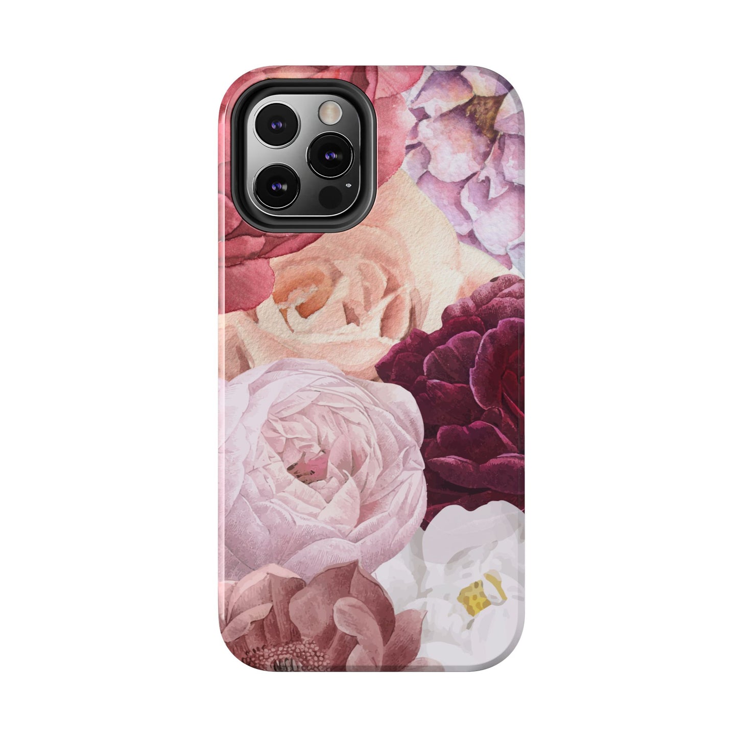 Elegant Protection for Every Occasion Floral Tough Phone Case