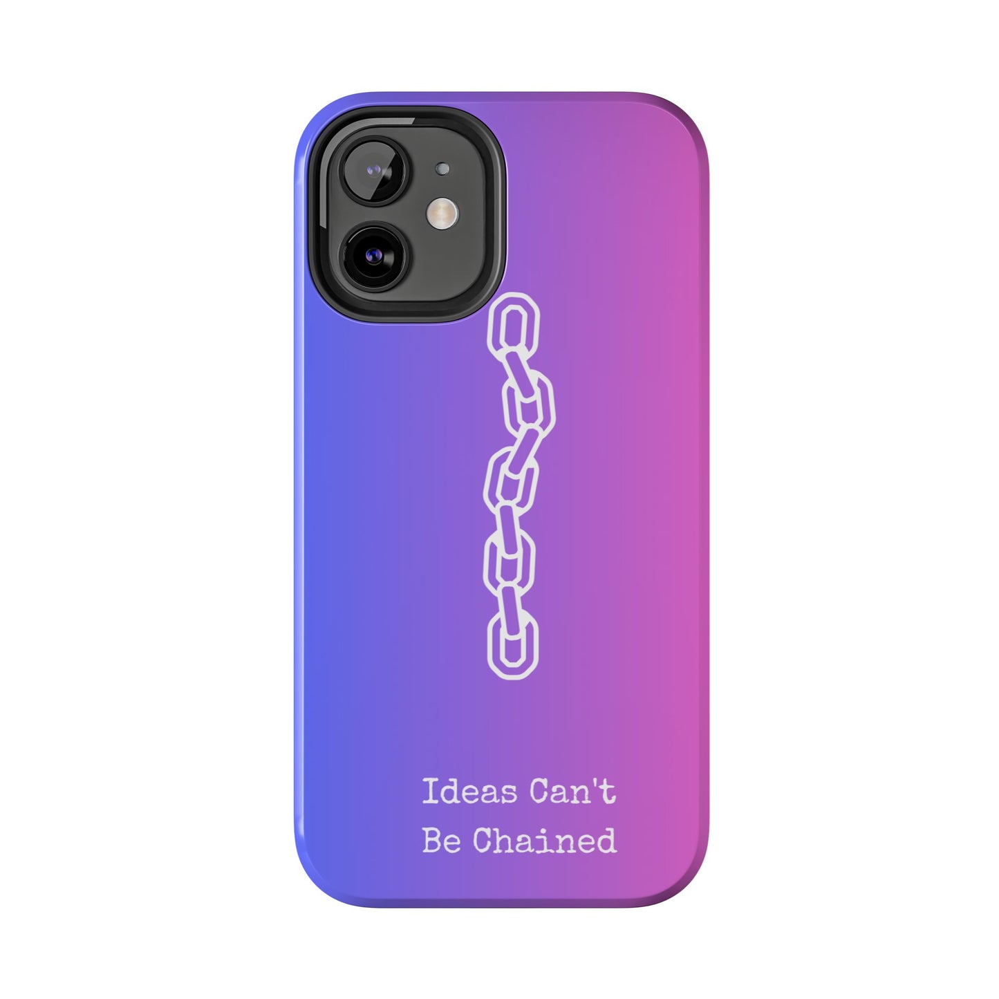 Inspirational, Motivational - Ideas Can't Be Chained Phone Cases