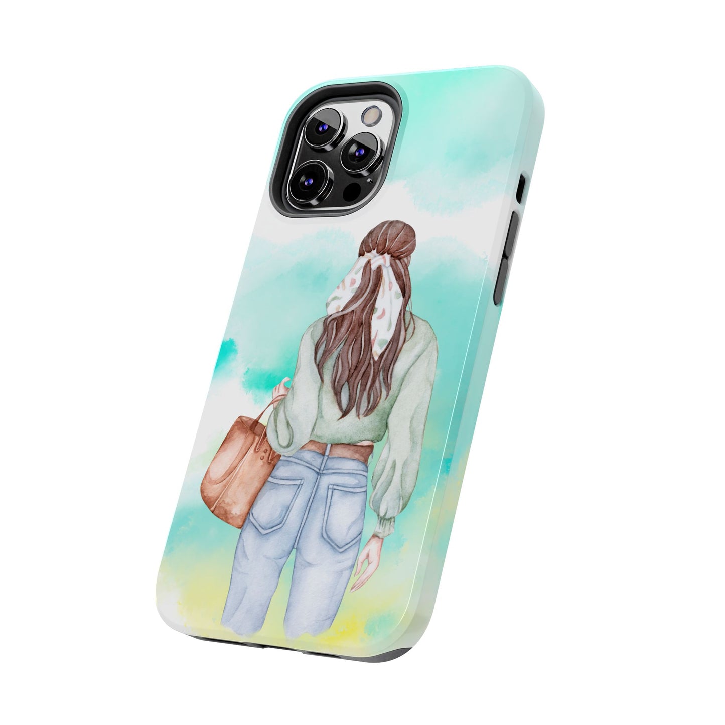 Whimsical Woman Tough Phone Case