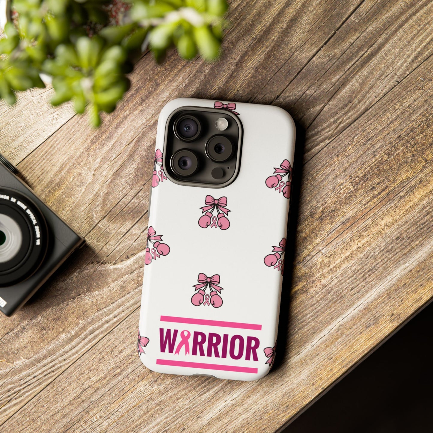 Phone Case - Pink Warrior Cancer Awareness Gift for Breast Cancer Survivor for Iphone