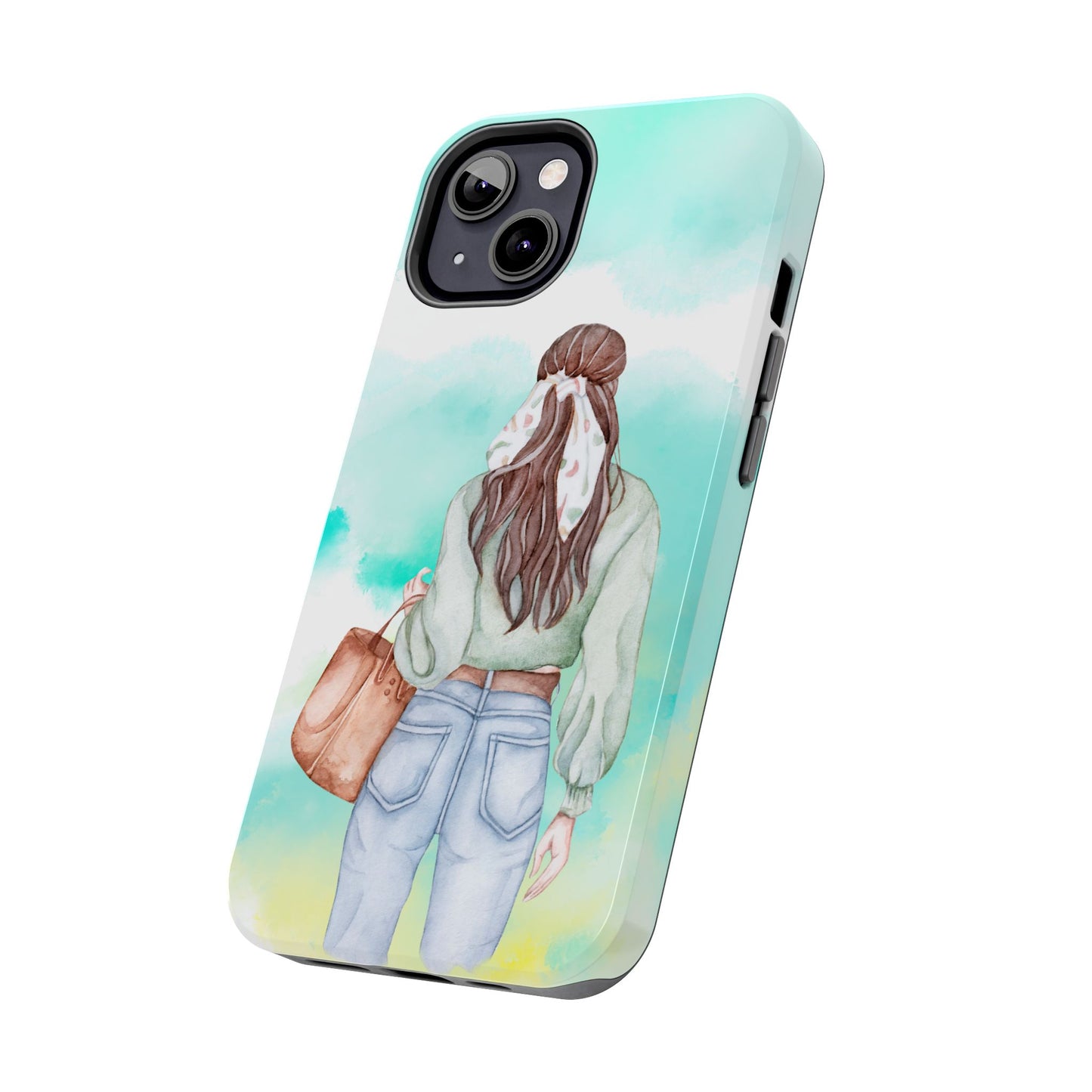 Whimsical Woman Tough Phone Case