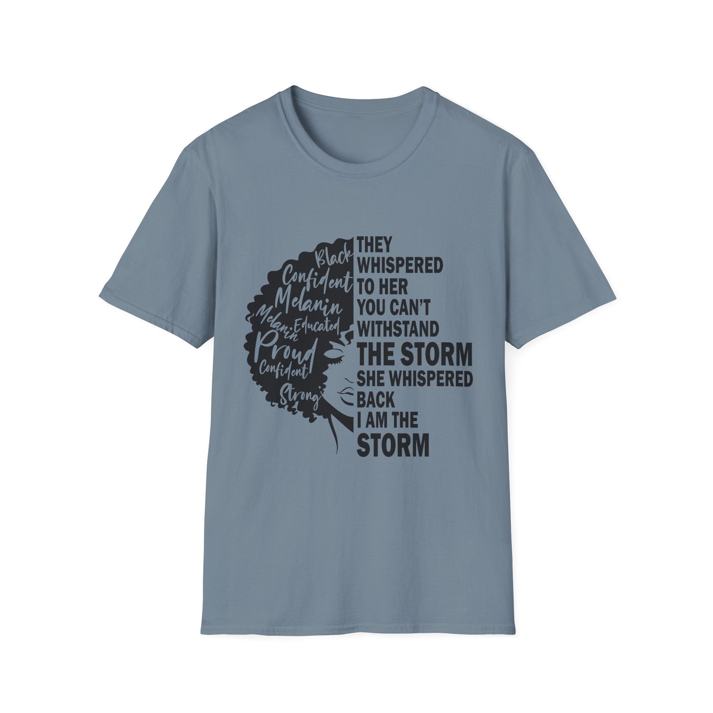 Empowered Black Woman T-Shirt - Inspirational Graphic Tee