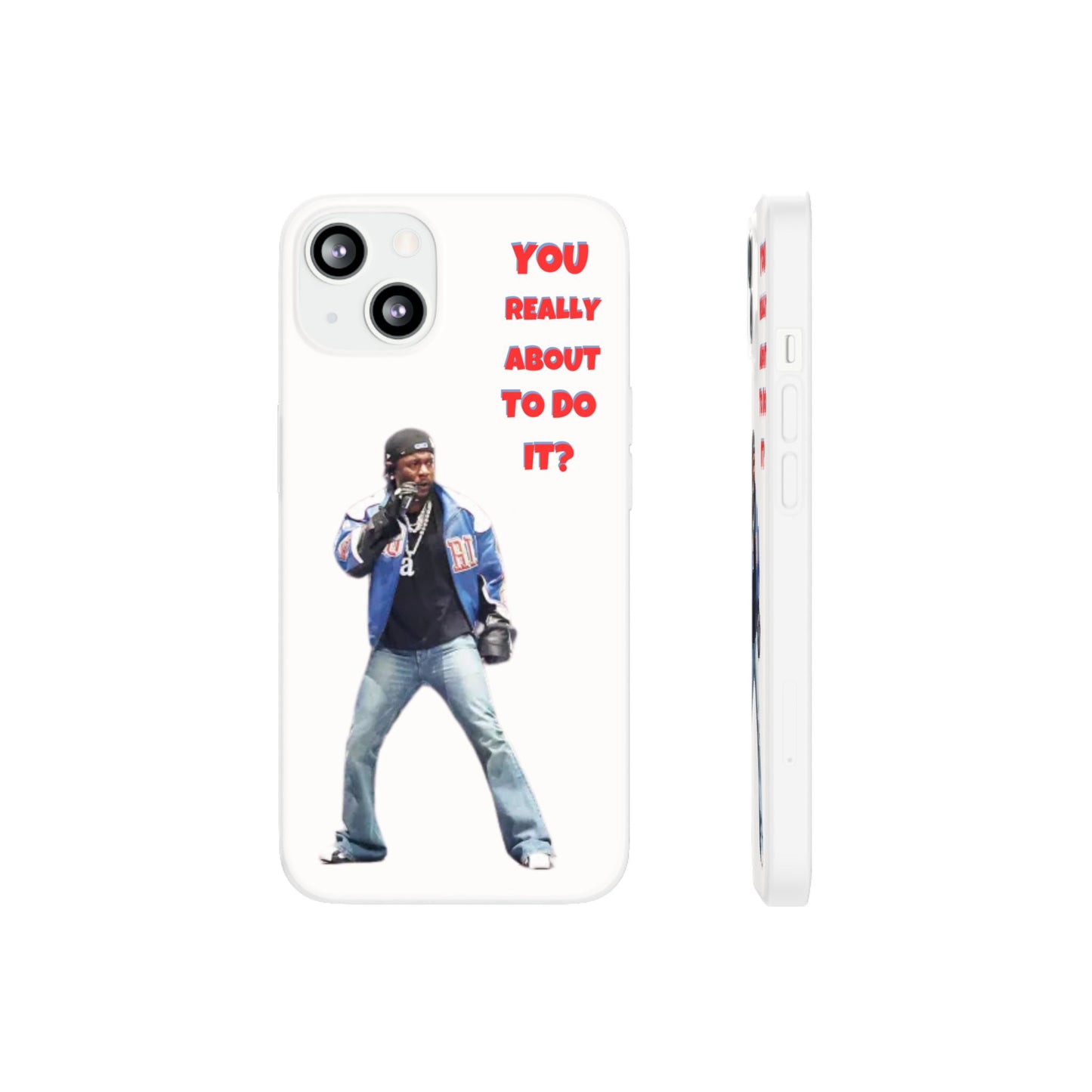 kendrick Lamar Cool Quote Flexi Phone Case - "You Really About To Do It?"
