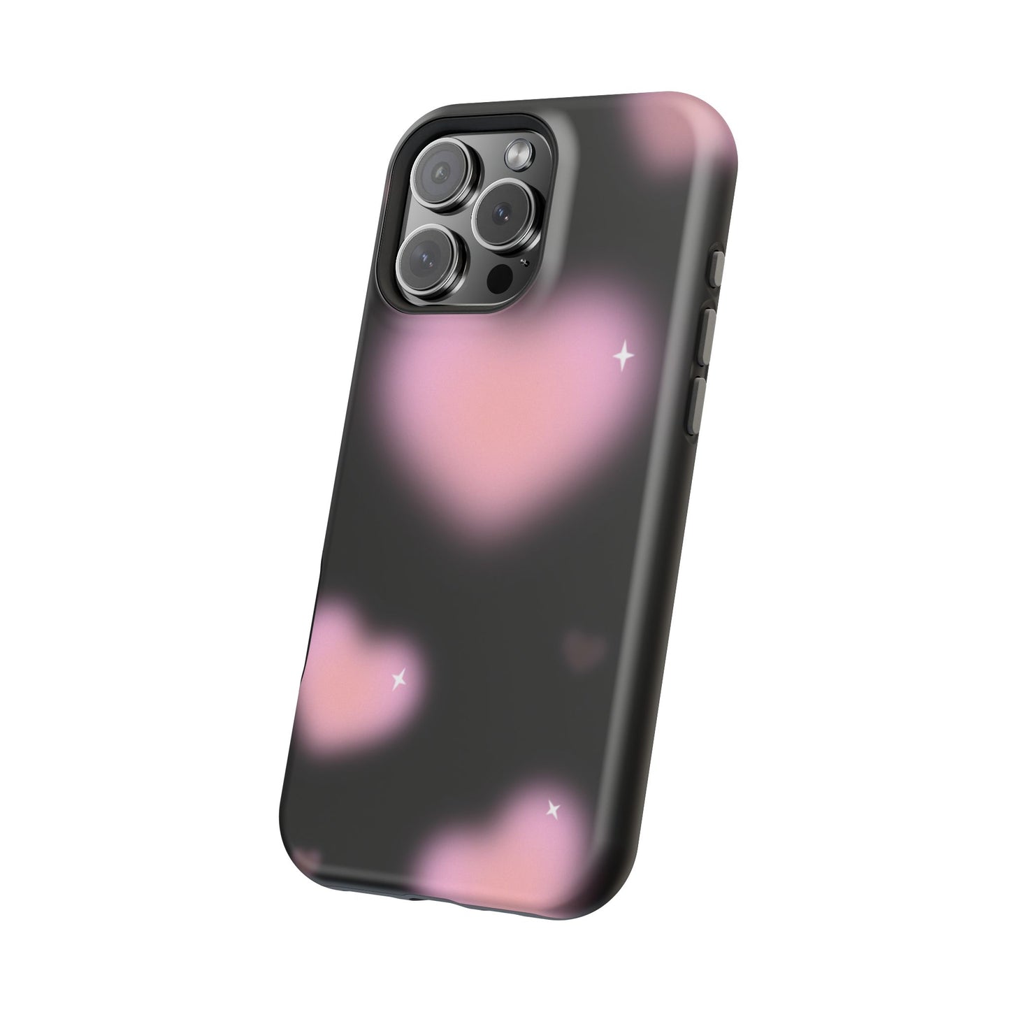 Romantic Pink Heart Pattern MAGNETIC Phone Case