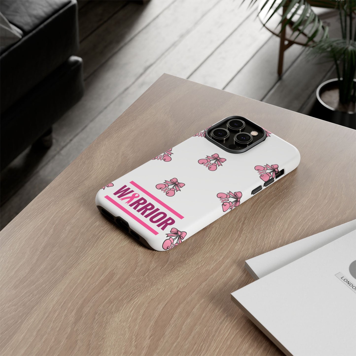 Phone Case - Pink Warrior Cancer Awareness Gift for Breast Cancer Survivor for Iphone