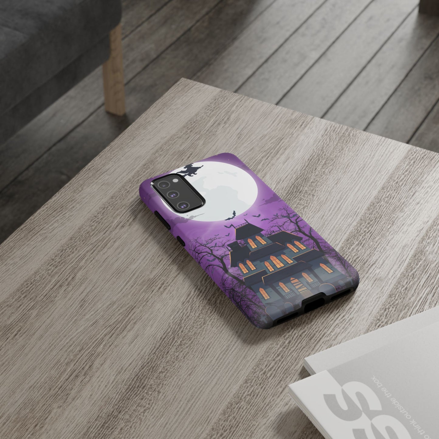 Halloween Haunted, Spooky House, Witchy Vibe Phone Case for Samsung