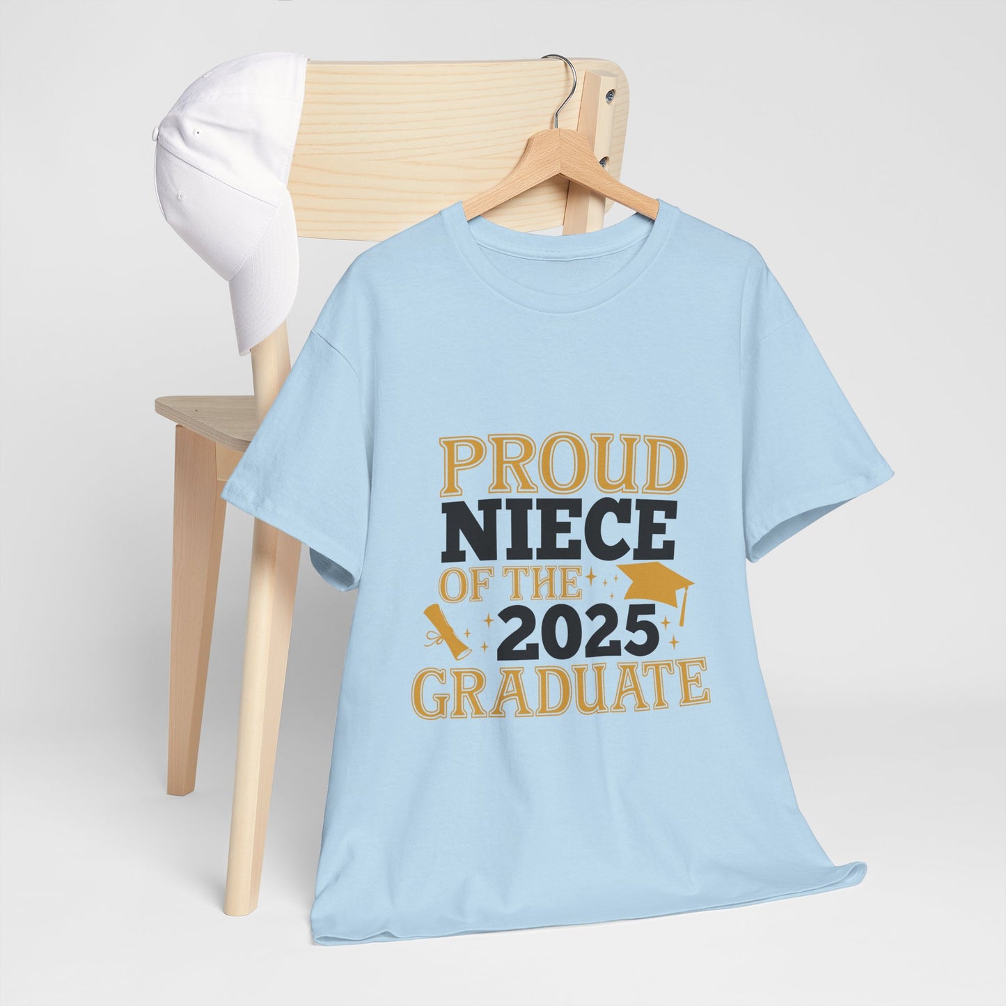 Proud Niece of the 2025 Graduate Unisex Cotton Tee