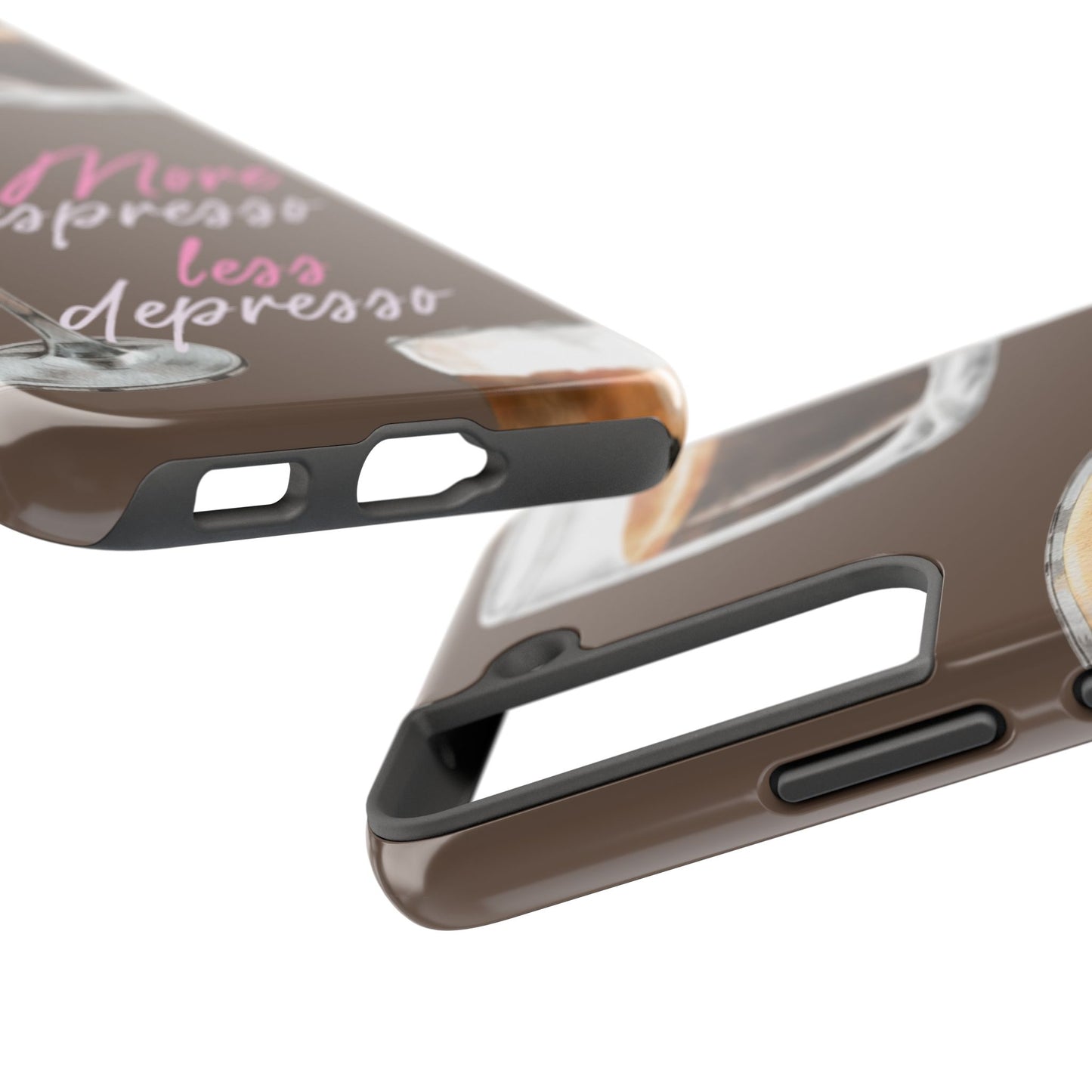 Stylish Coffee Phone Case, Espresso Lovers Gift, Cute Tough Case, Coffee Aesthetic, Phone Accessory for Baristas