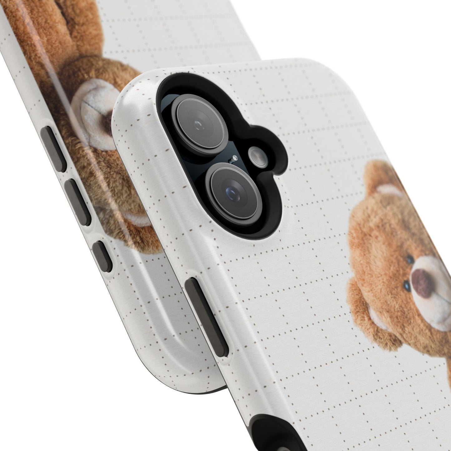 Good Day Teddy Bear MAGNETIC Phone Cases, Cute, Gift for Friends, Teddy Bear Lover's Case