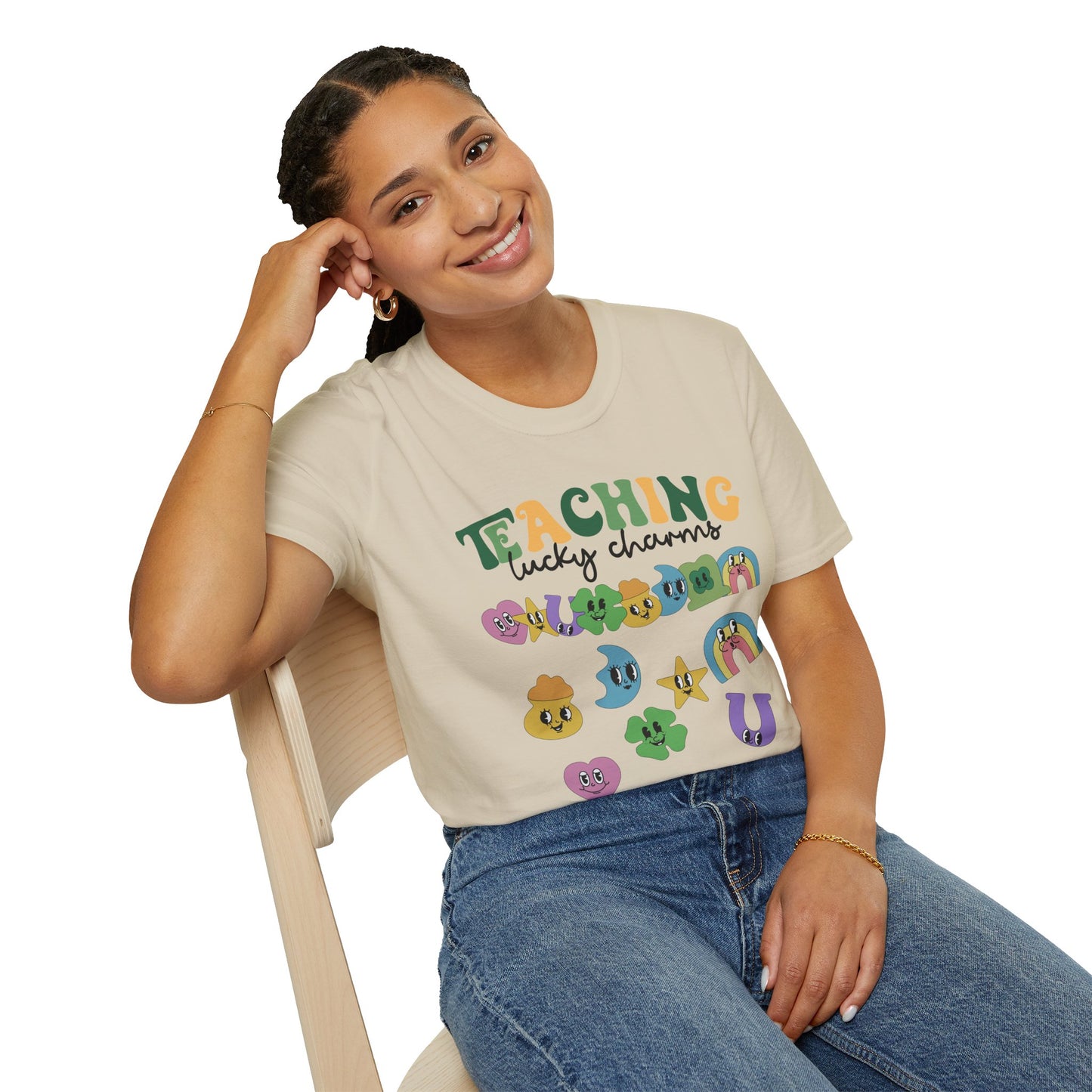 St Patrick's Day Unisex T-Shirt Teaching Lucky Charms