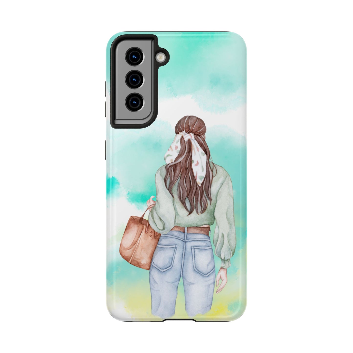 Whimsical Woman Tough Phone Case