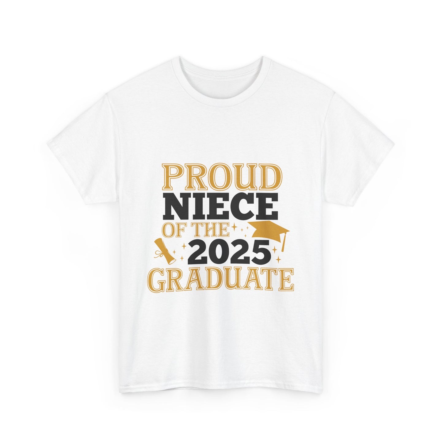 Proud Niece of the 2025 Graduate Unisex Cotton Tee