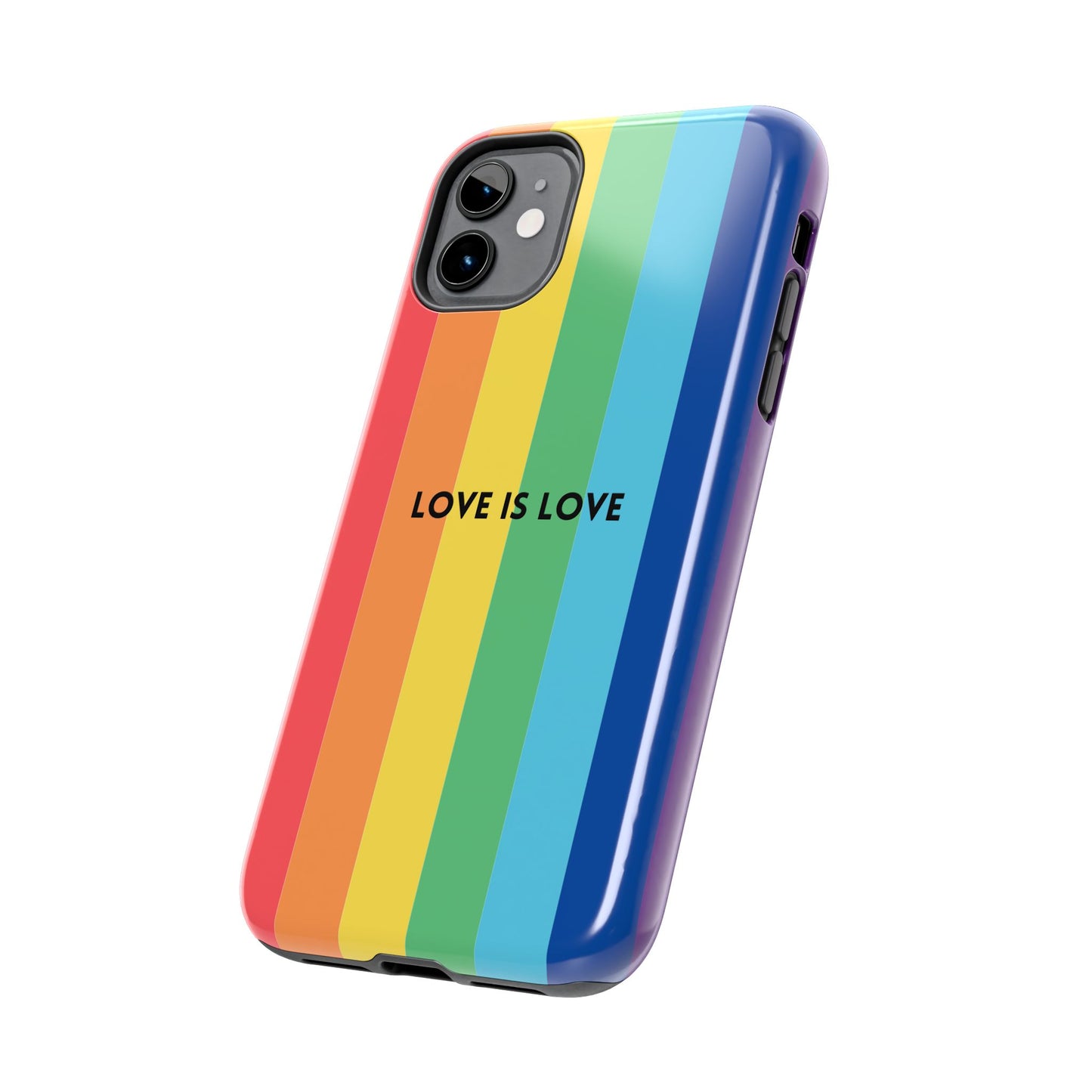LOVE IS LOVE Colorful Love, Pride Tough Phone Case