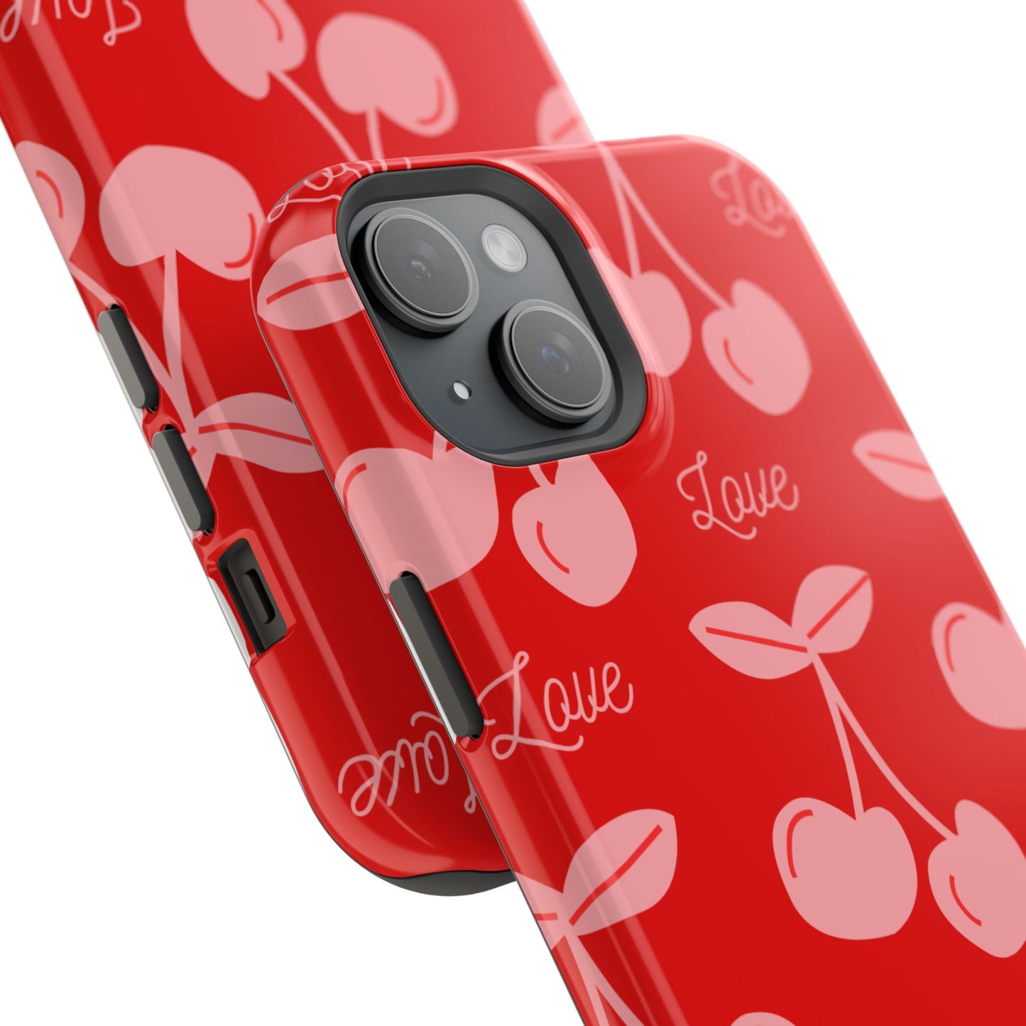 Cherry Love MAGNETIC Tough Cases, Cute Protection, Gift for Her, Valentine's Day