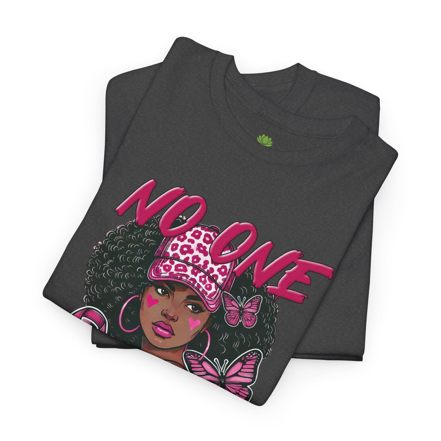 Empowerment Unisex Heavy Cotton Tee - "No One Fights Alone"