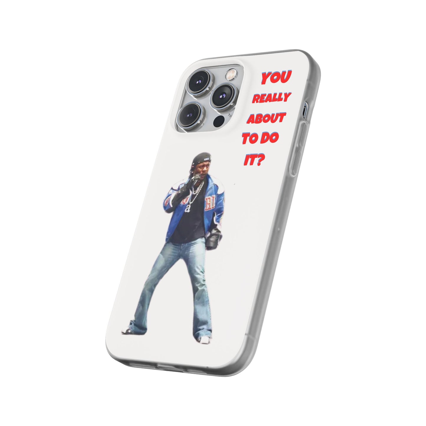 kendrick Lamar Cool Quote Flexi Phone Case - "You Really About To Do It?"