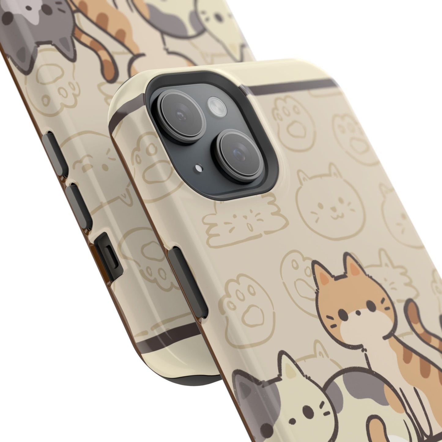 Cute Cat Tough MAGNETIC Phone Case - Don’t Touch My Phone!