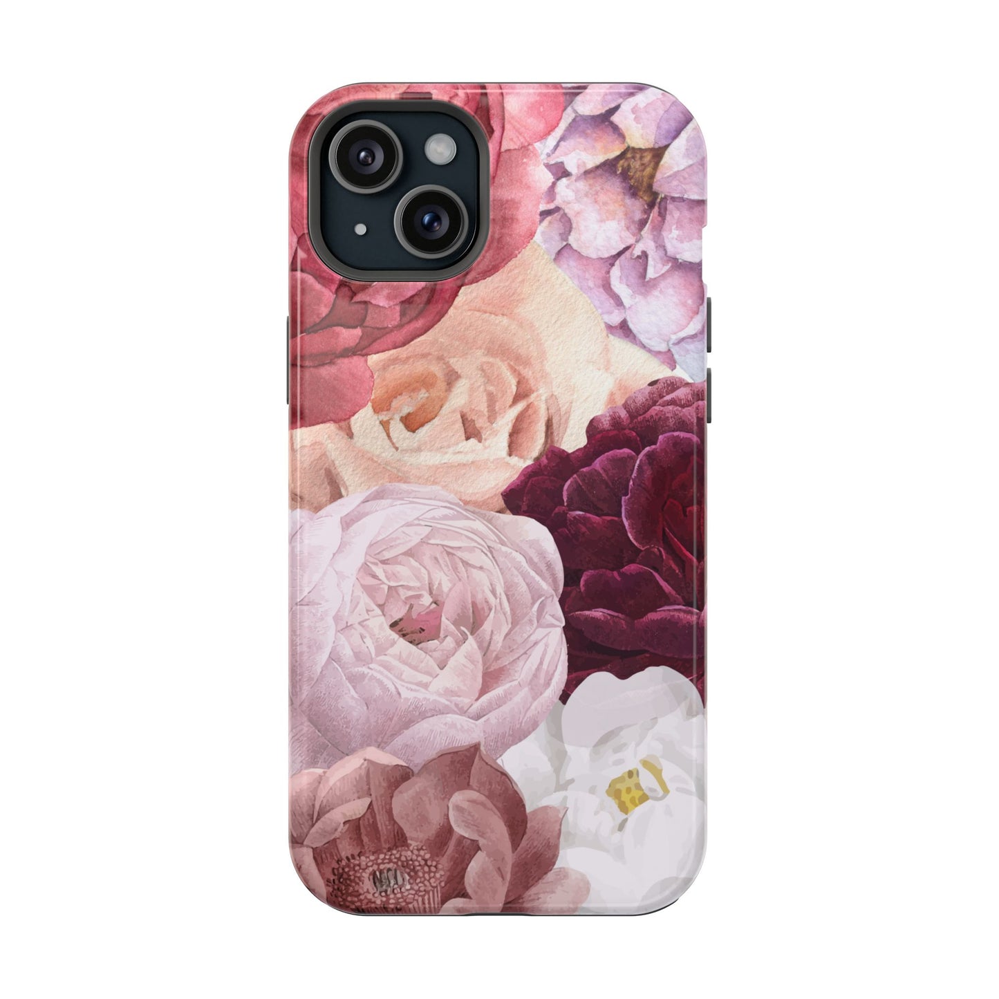 Elegant Protection for Every Occasion Floral Tough Phone Case