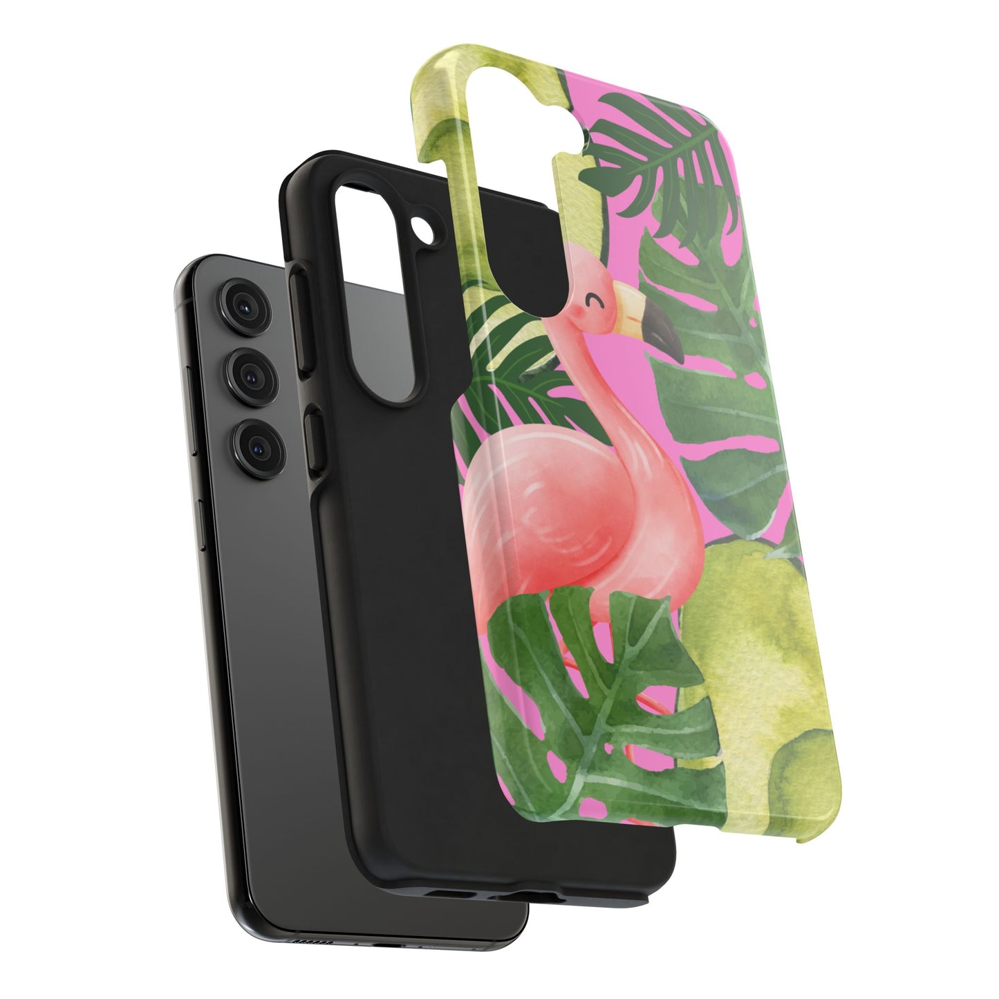 Tropical Flamingo, Cute, Summer Vibes Tough Phone Case