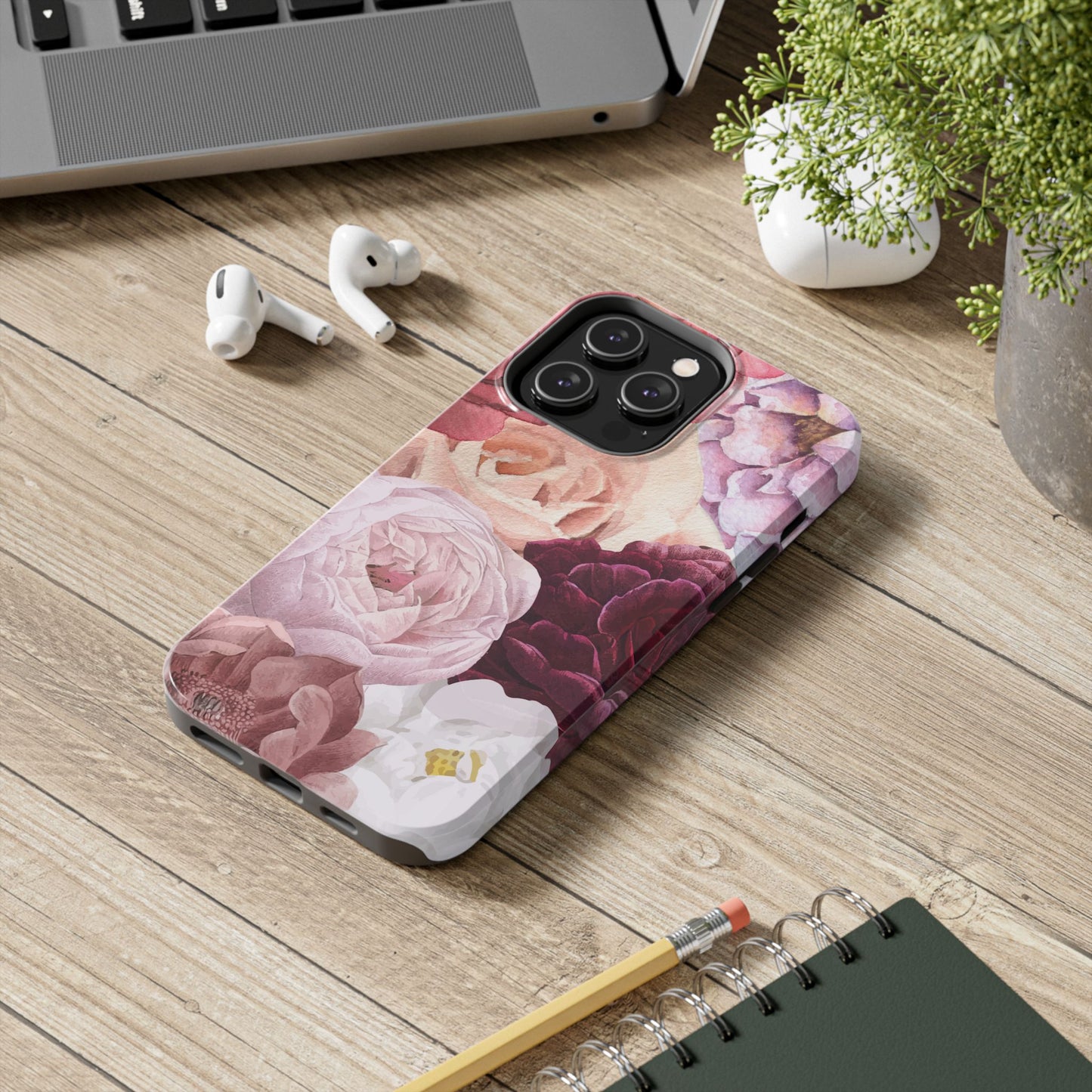 Elegant Protection for Every Occasion Floral Tough Phone Case