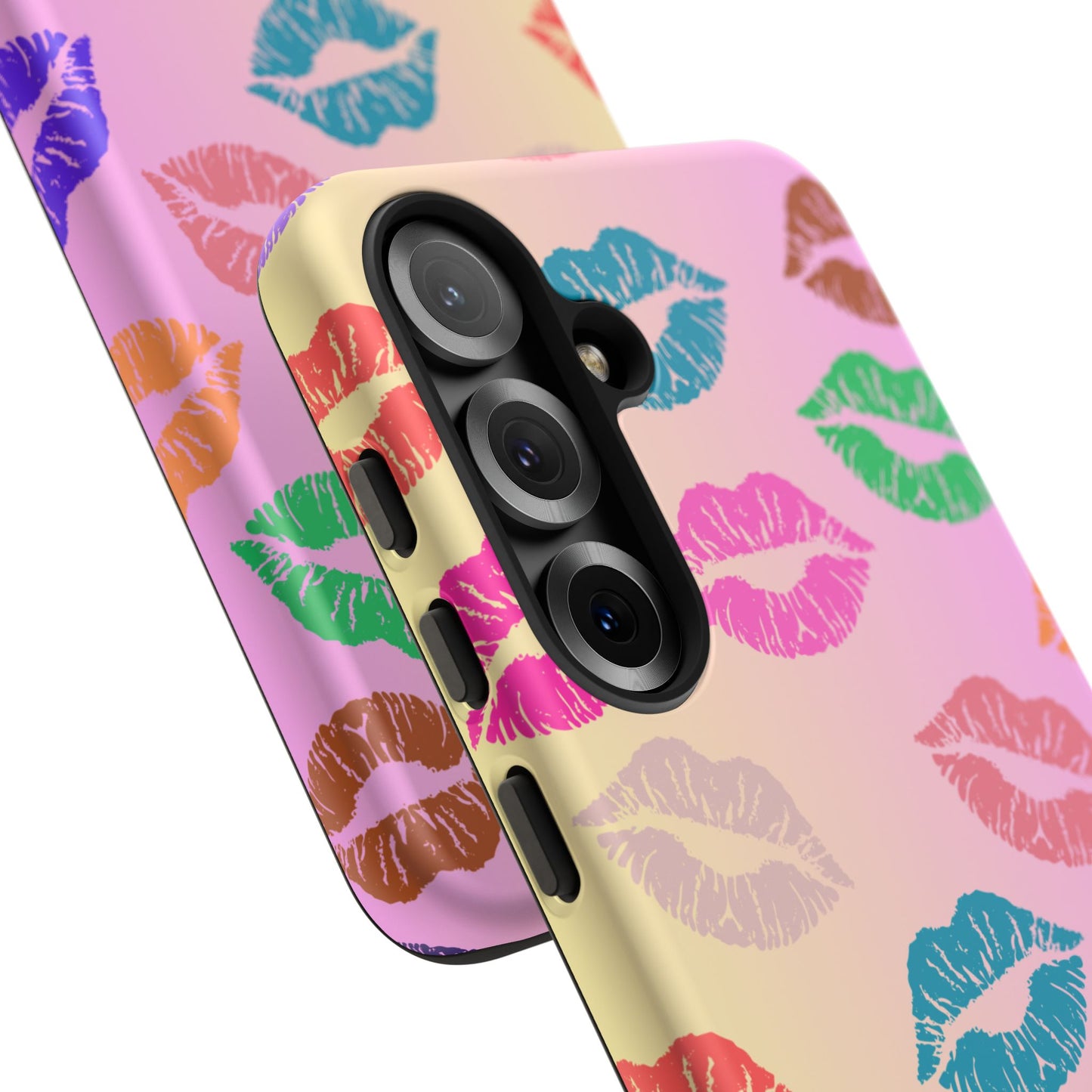 Kiss Print Tough Phone Cases Cute, Durable for Samsung