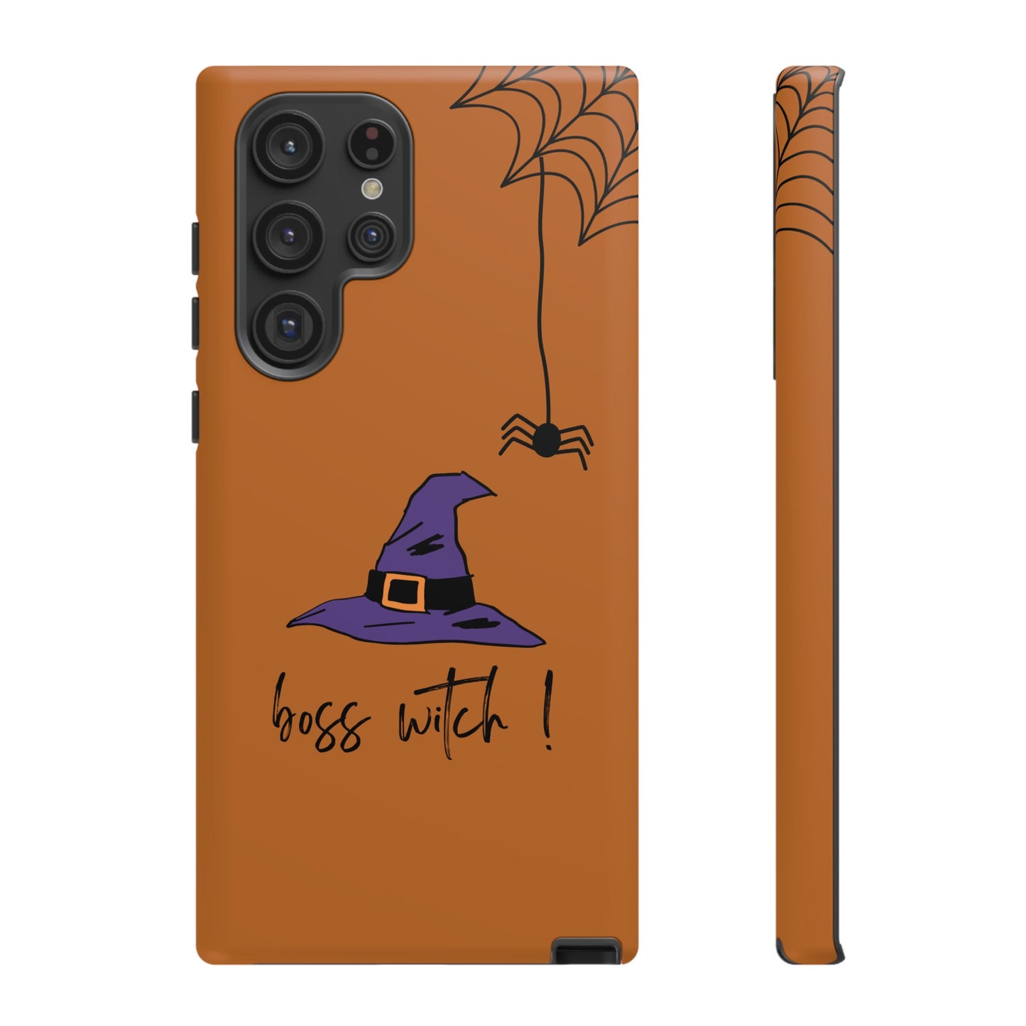 Halloween Phone Case, Boss Witch Phone Cover, Spooky Witch Design, Phone Accessory, Gift for Her, Autumn Decor, Witchy Aesthetic