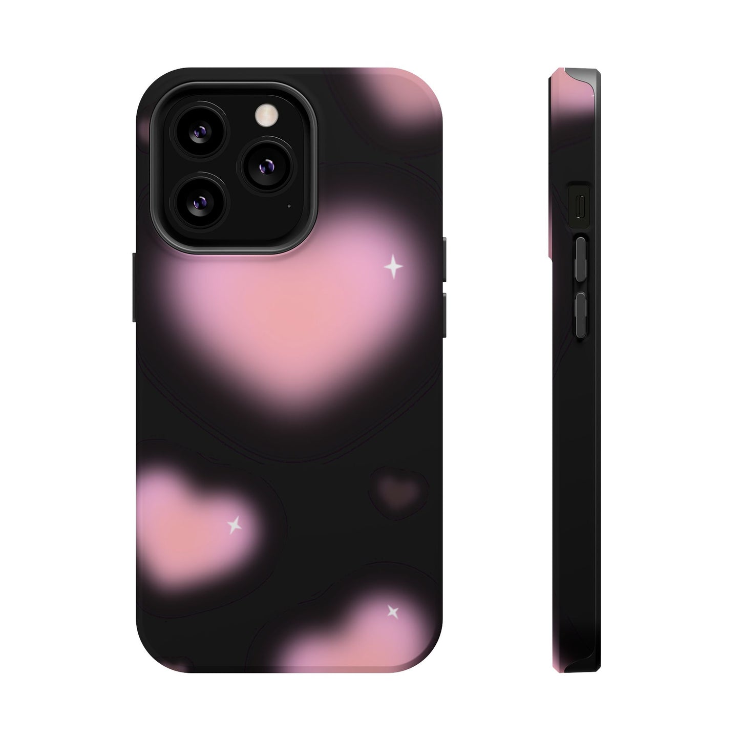 Romantic Pink Heart Pattern MAGNETIC Phone Case