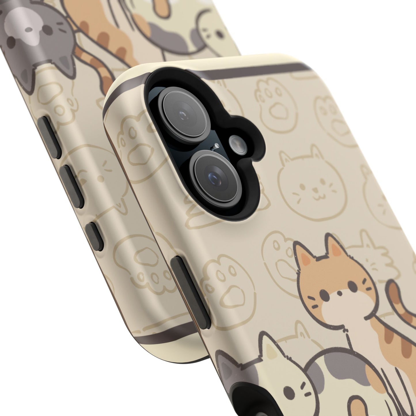 Cute Cat Tough MAGNETIC Phone Case - Don’t Touch My Phone!